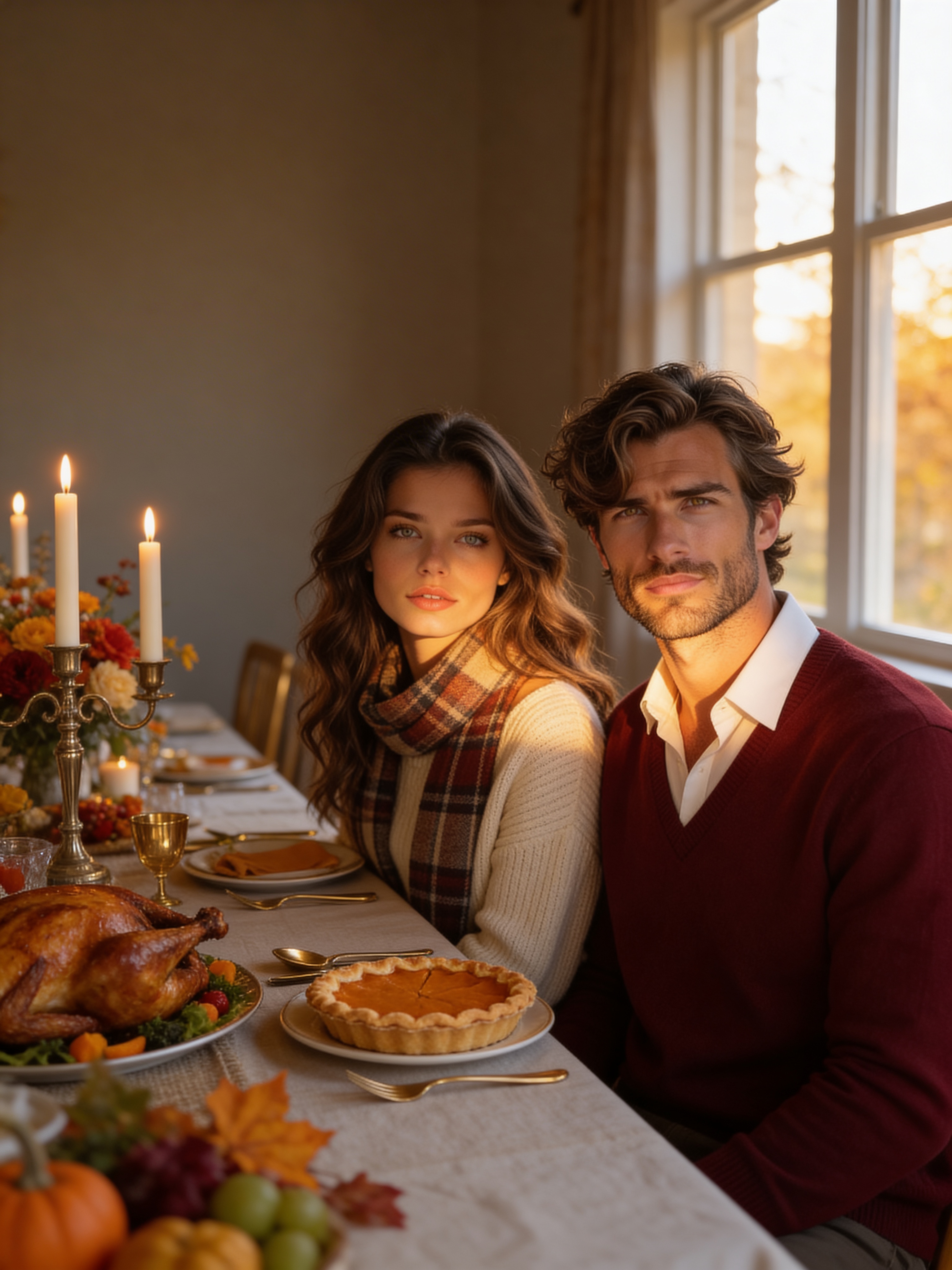 Thanksgiving Table - Holiday Card