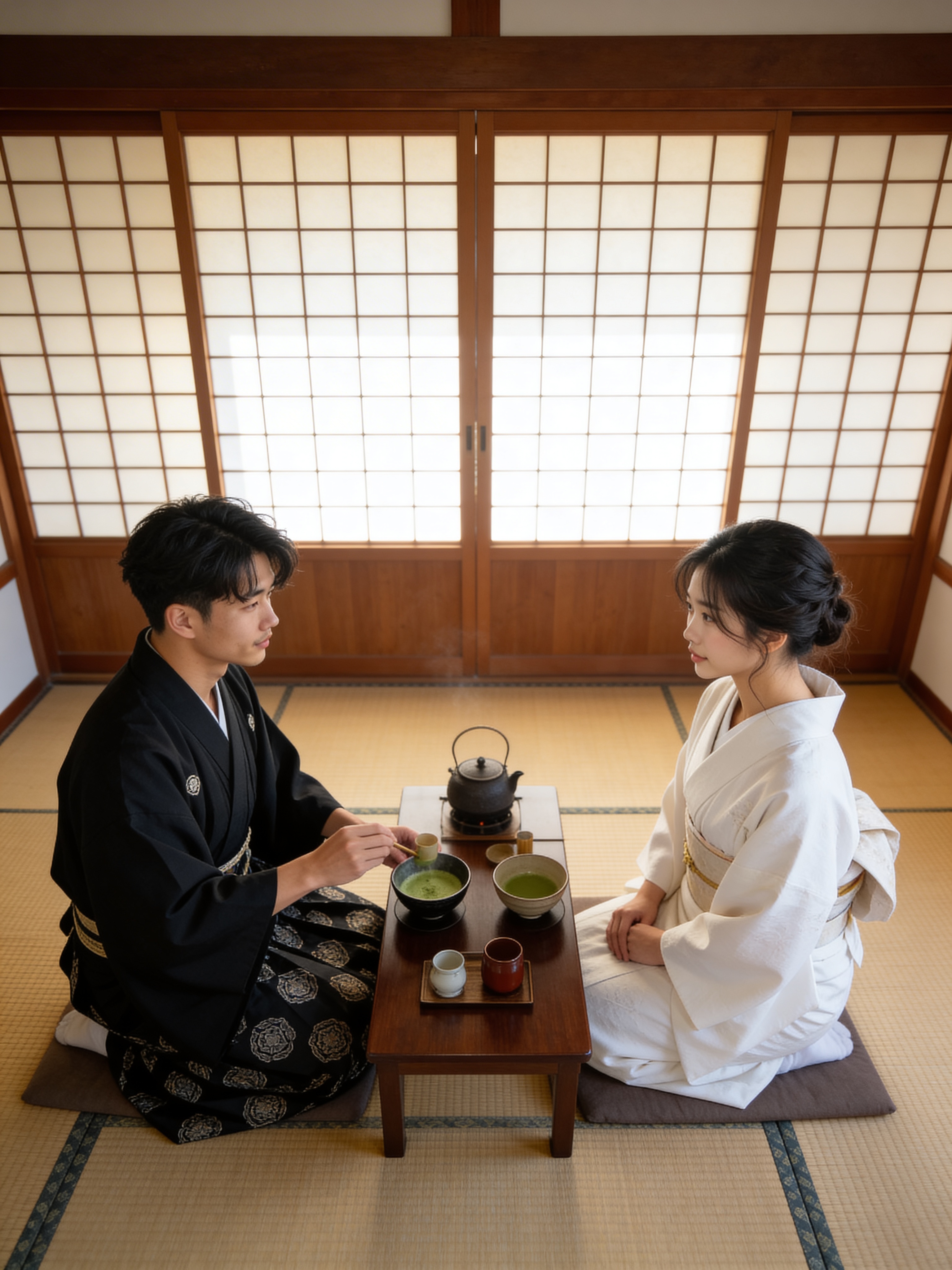 Tea Ceremony Room - Indoor Wedding Photos
