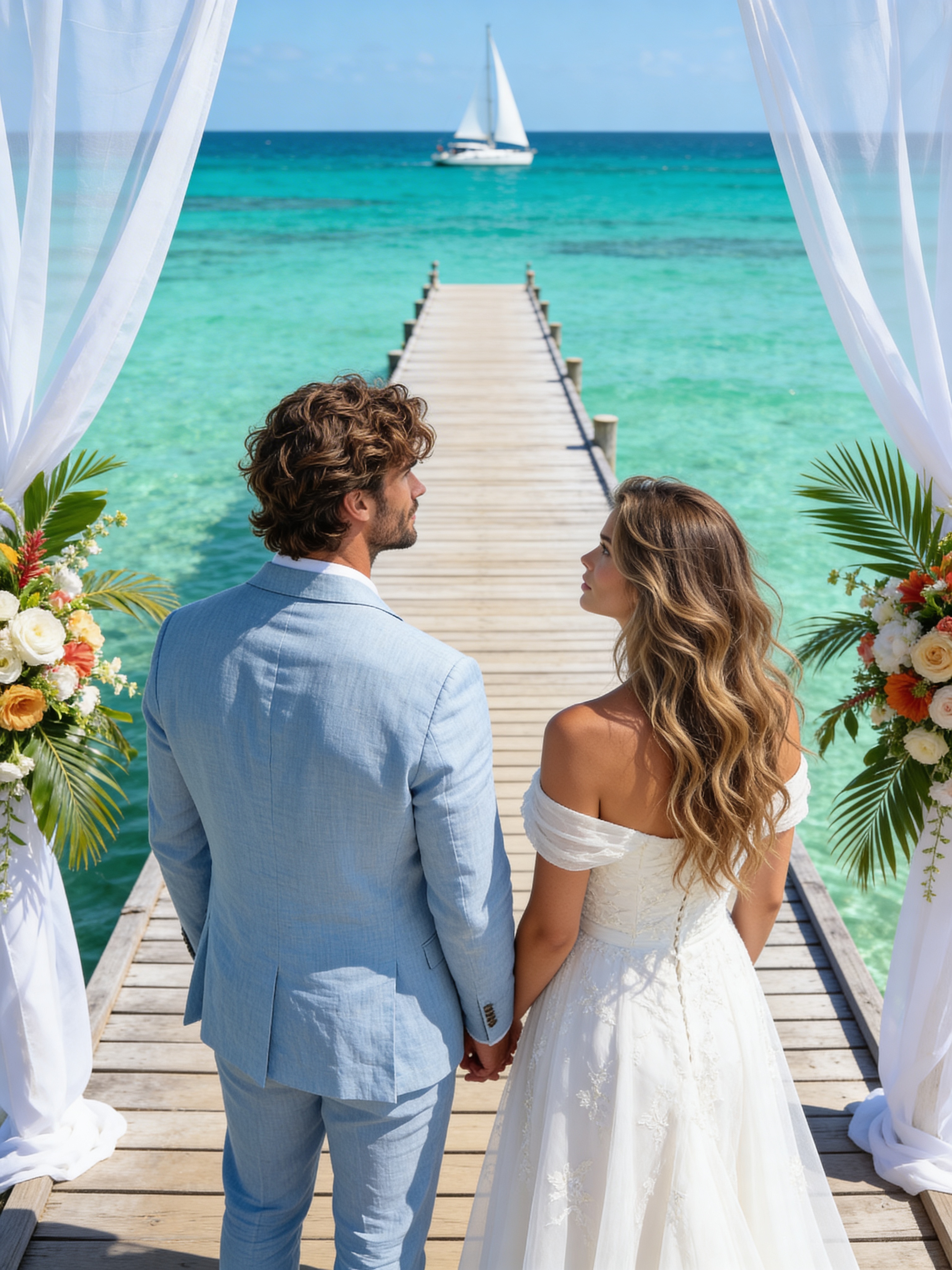 Caribbean Pier - Tropical Paradise