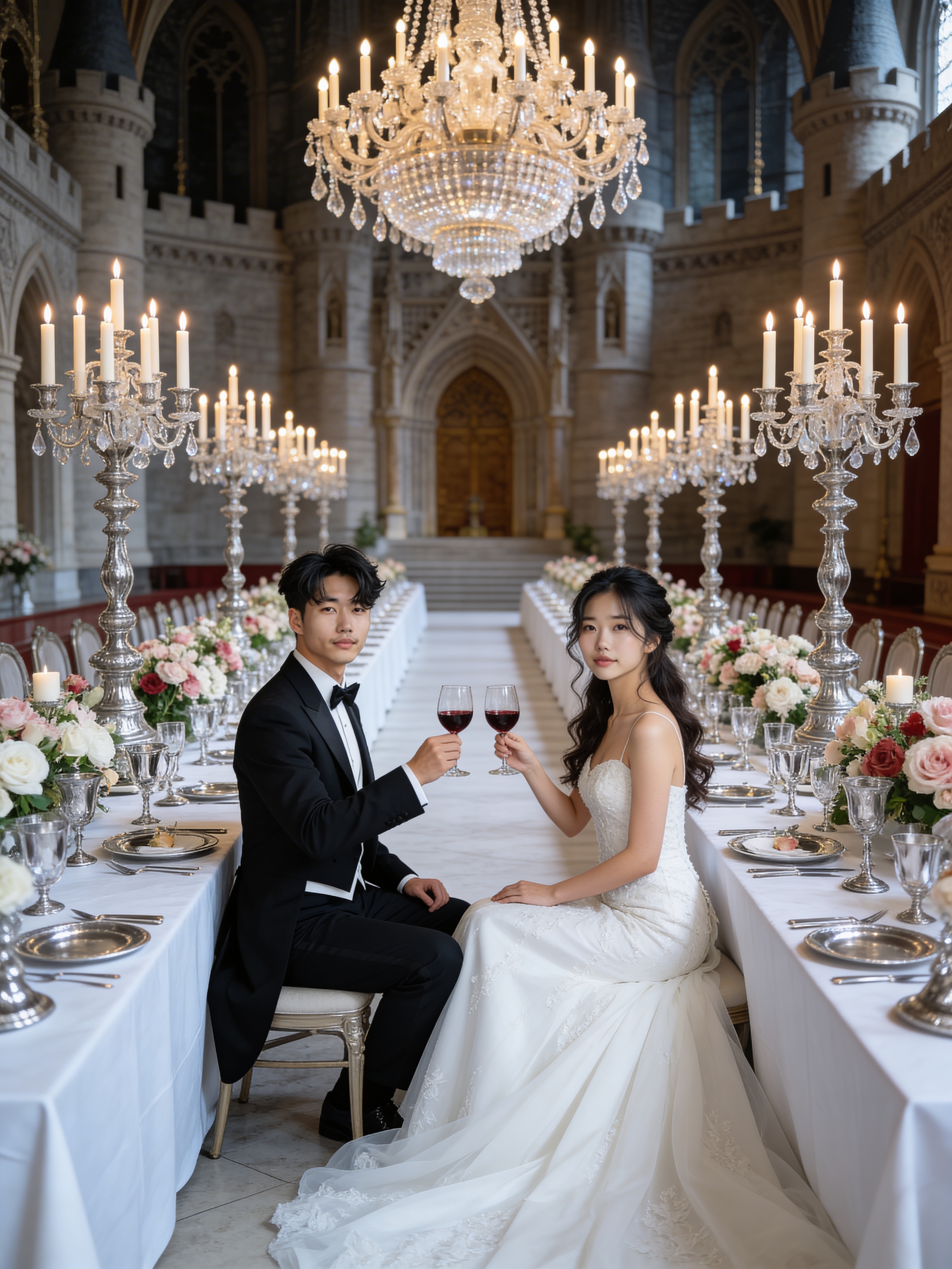 Castle Banquet - Indoor Wedding Photos