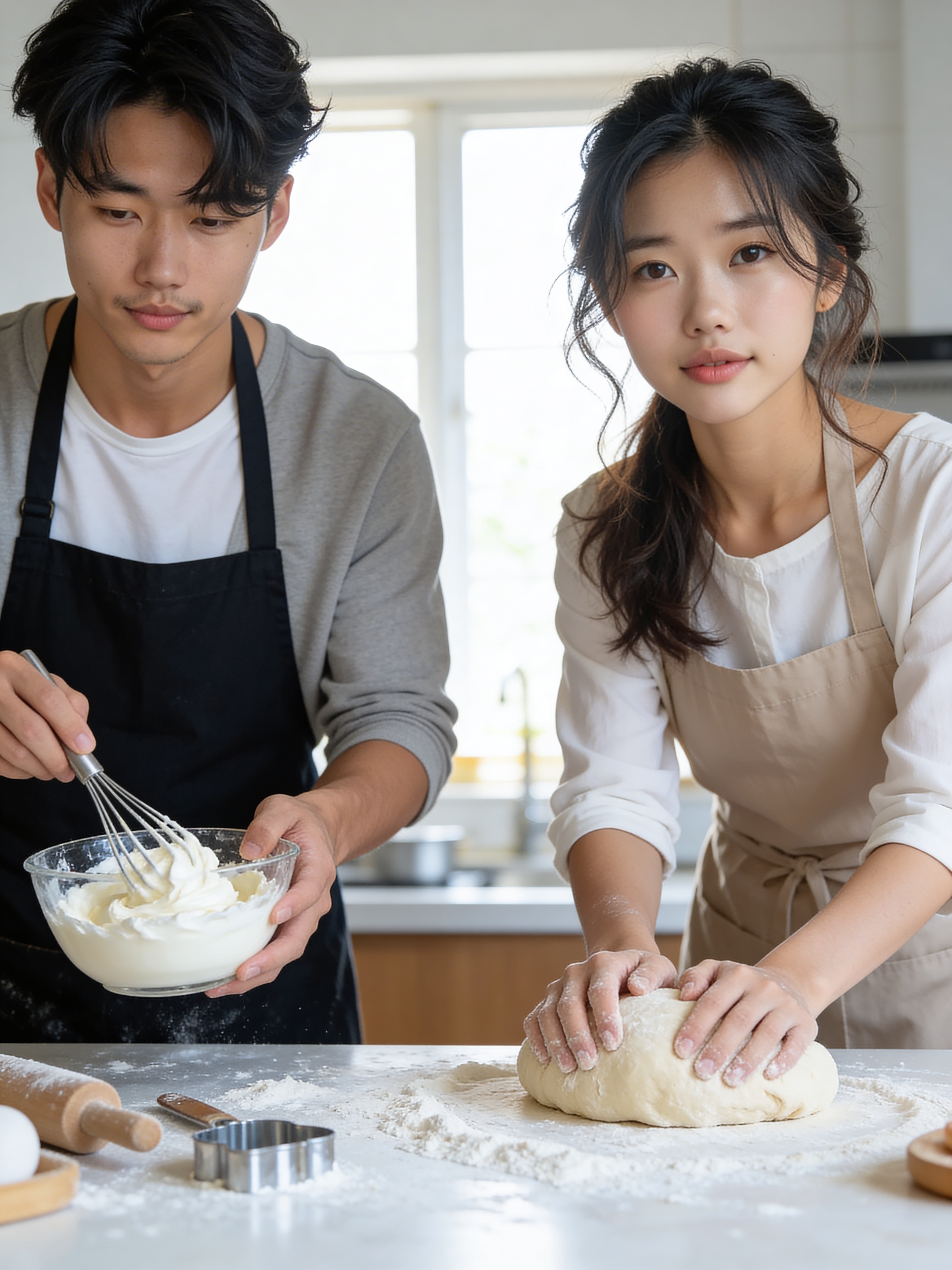 Baking Kitchen - Couple Daily Life
