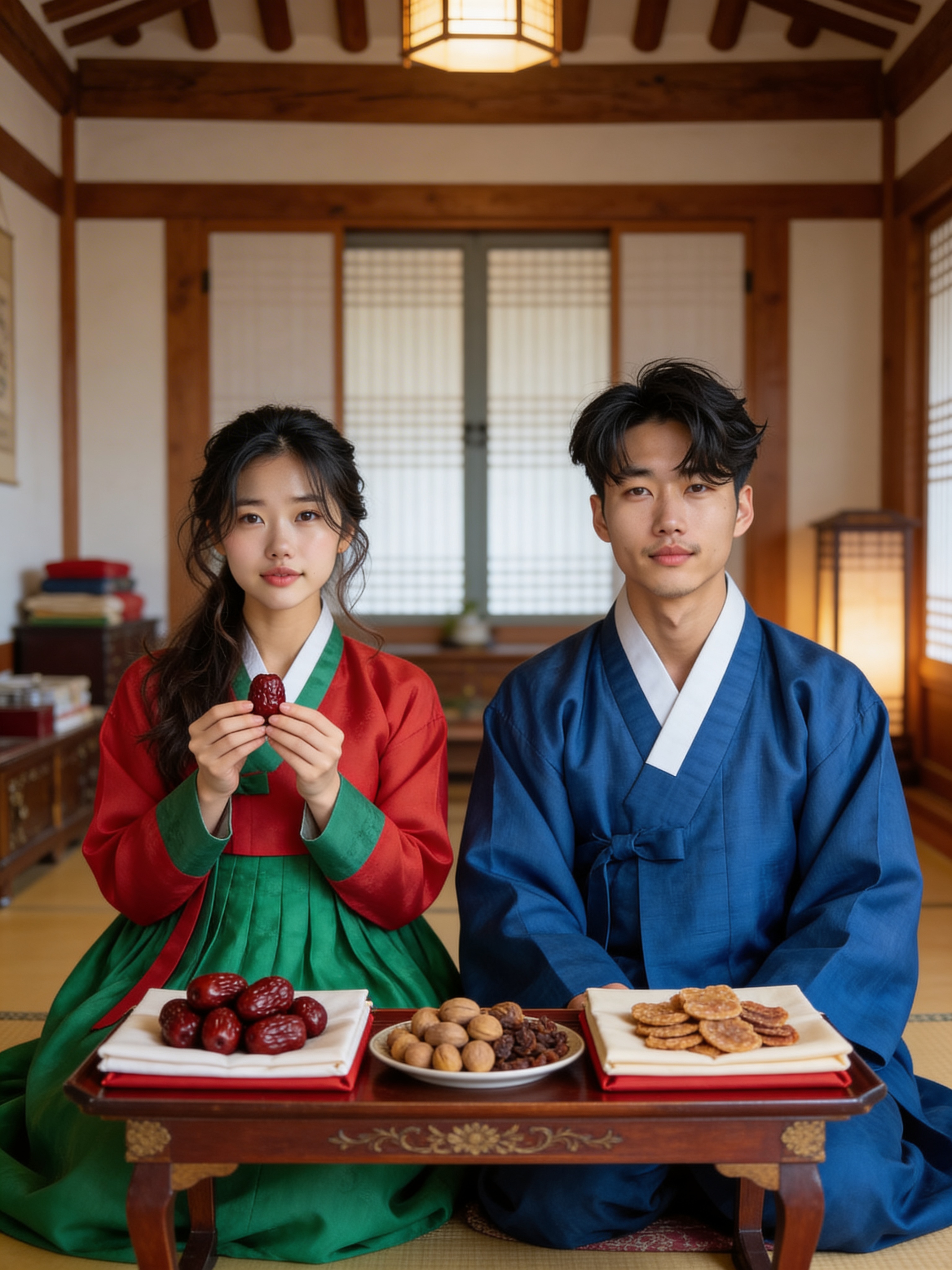 폐백 의식 - 한복 웨딩