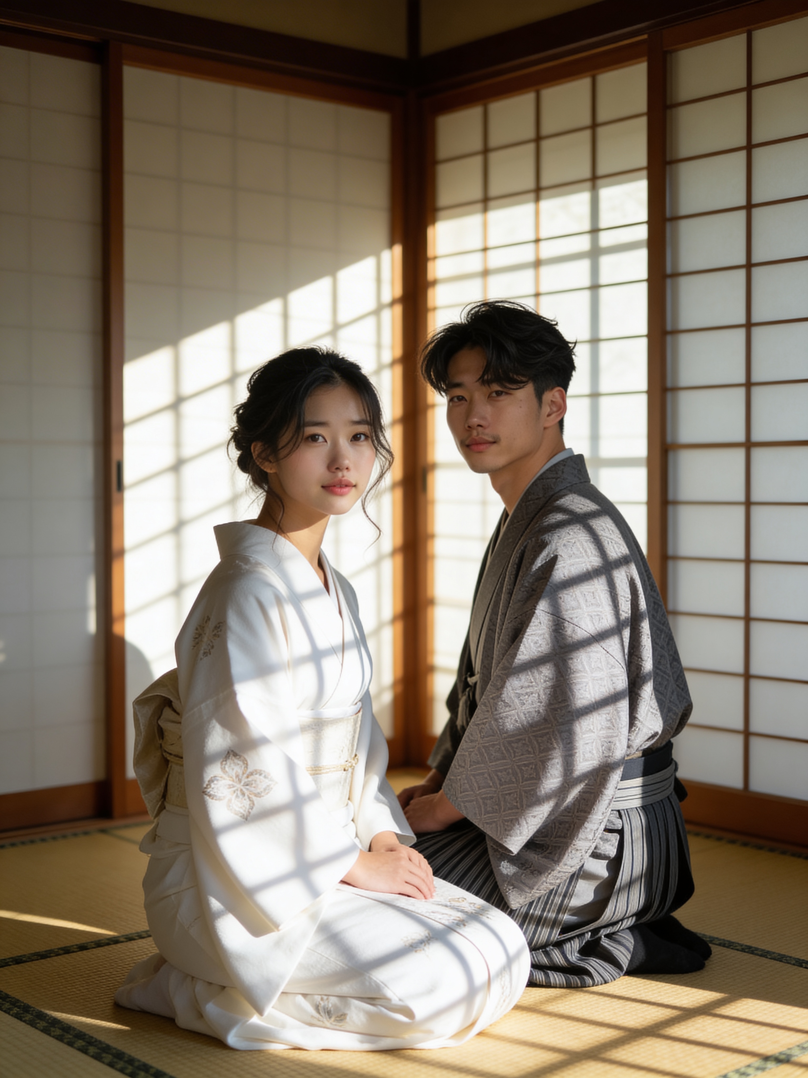 障子光影 - 和風婚礼