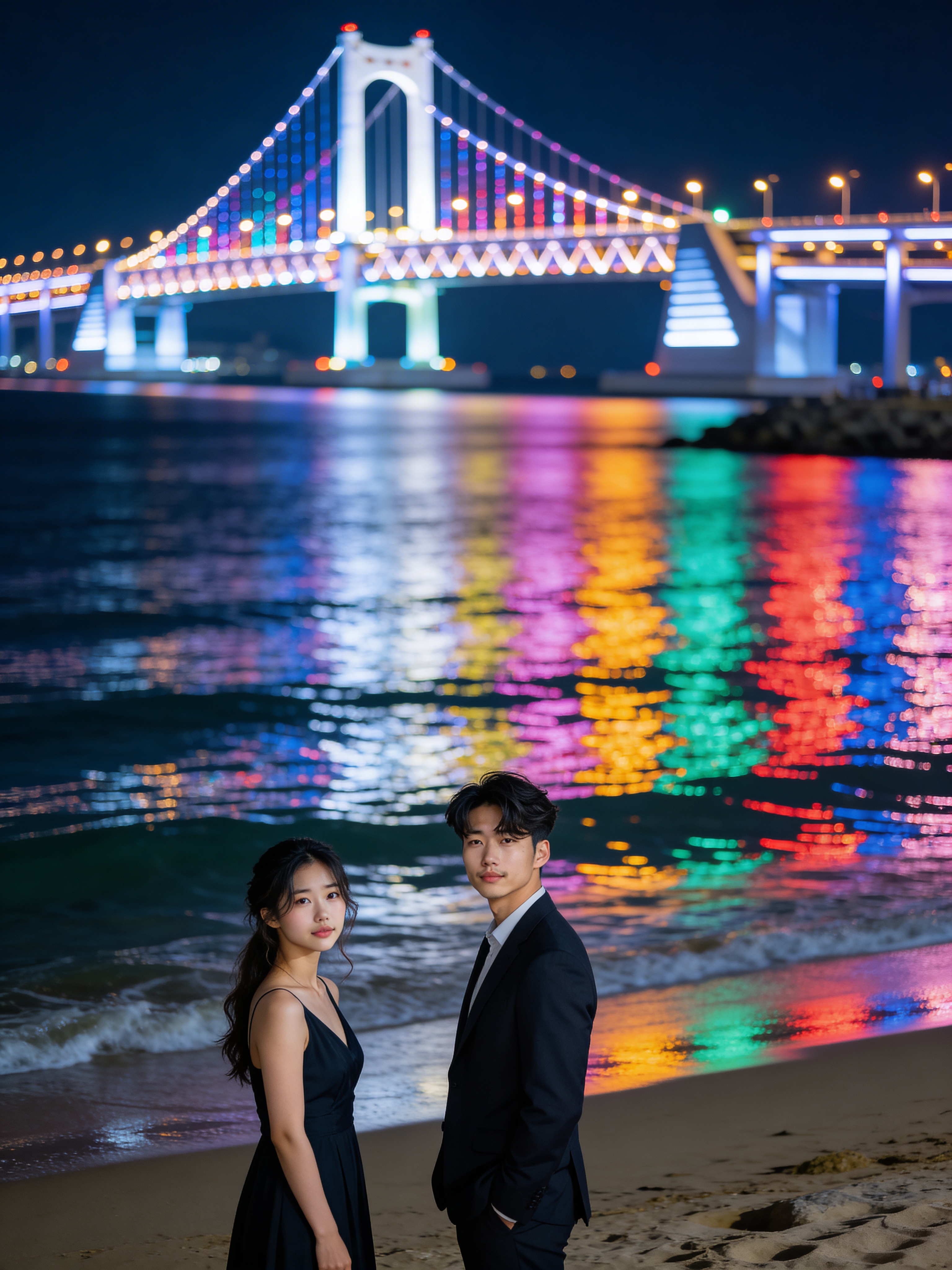 광안대교 야경 - 한국 명소