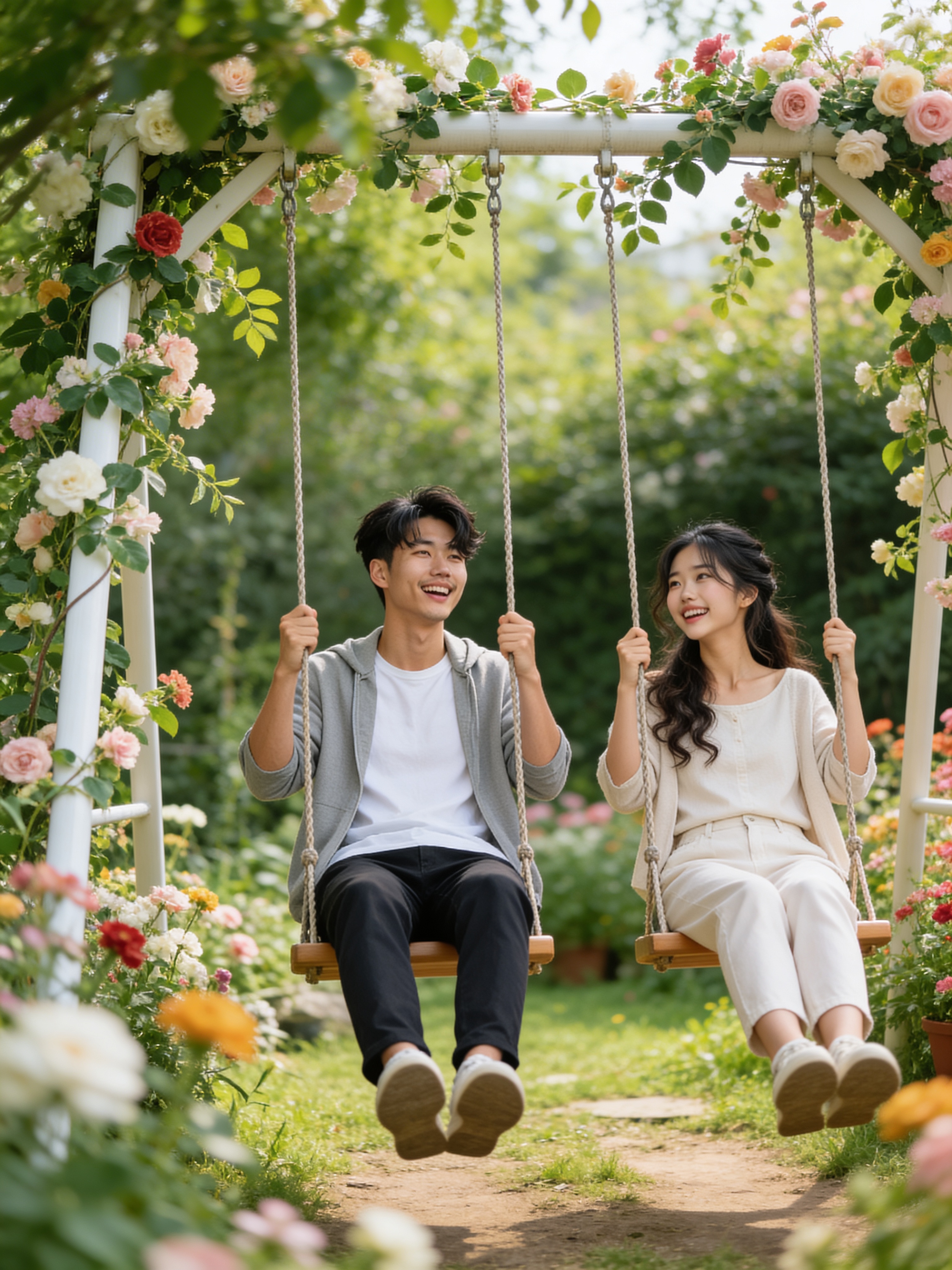 Garden Swings - Couple Daily Life