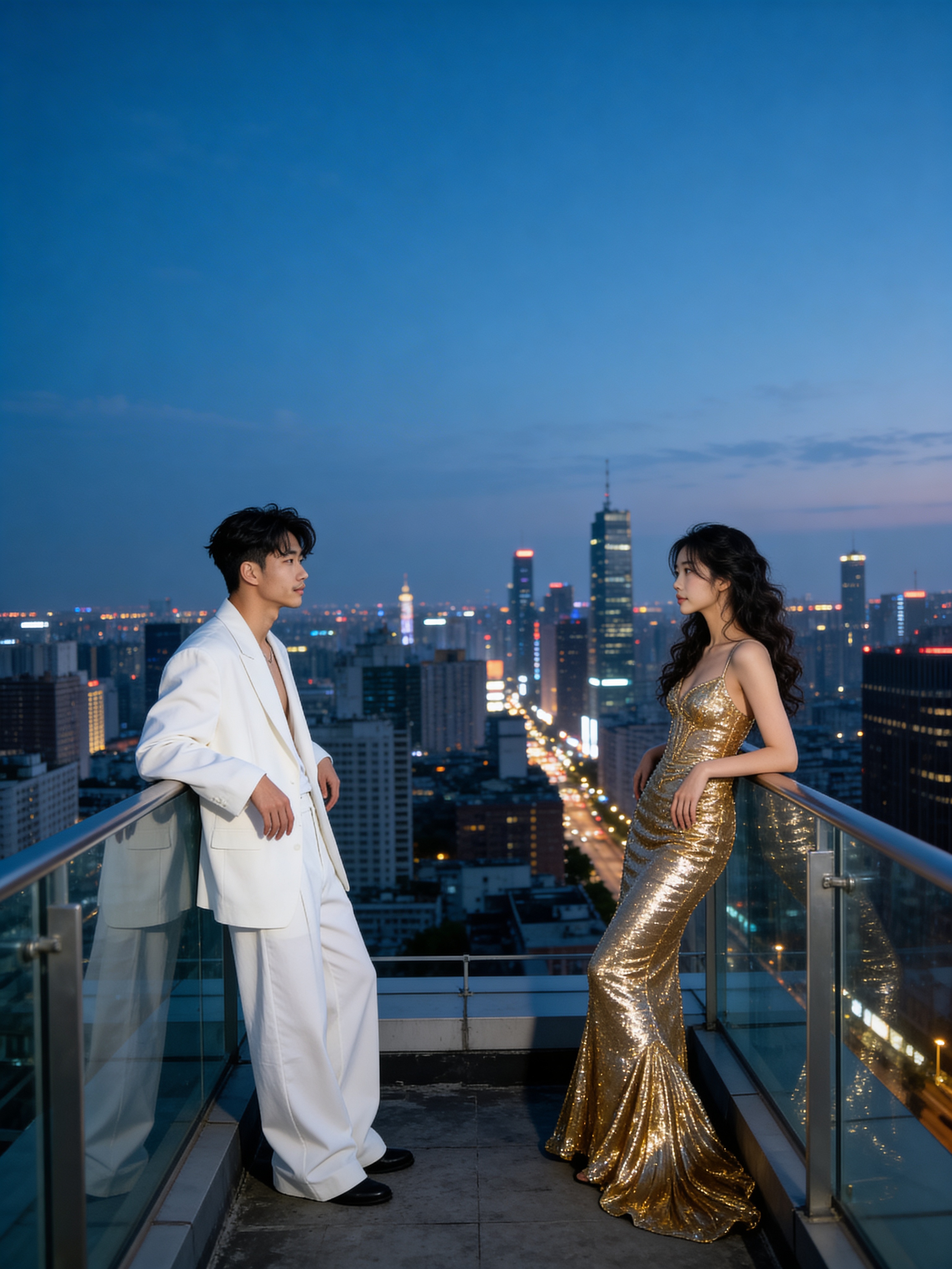 Rooftop Gaze - Fashion Magazine
