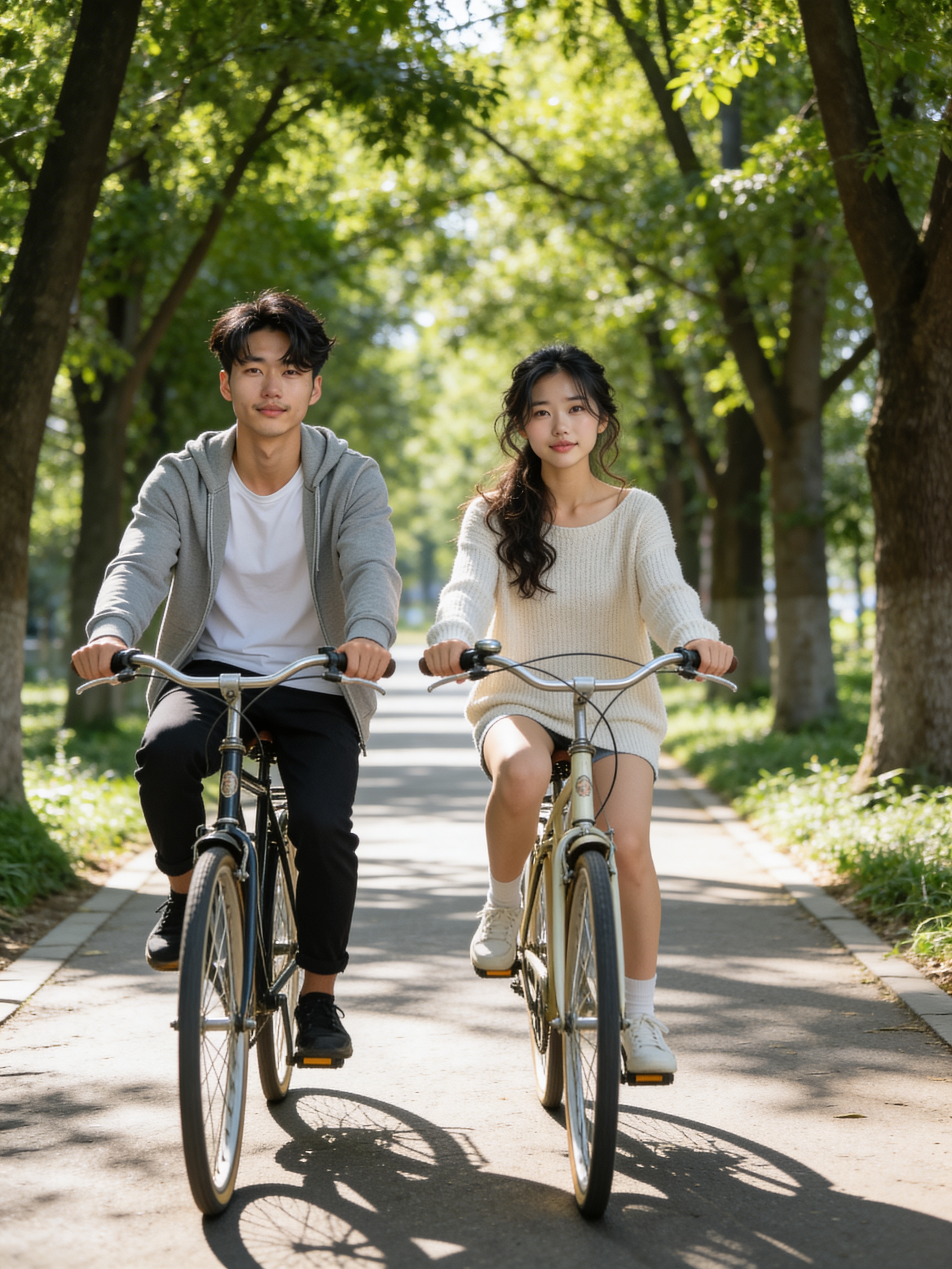 Bicycle Ride - Couple Daily Life