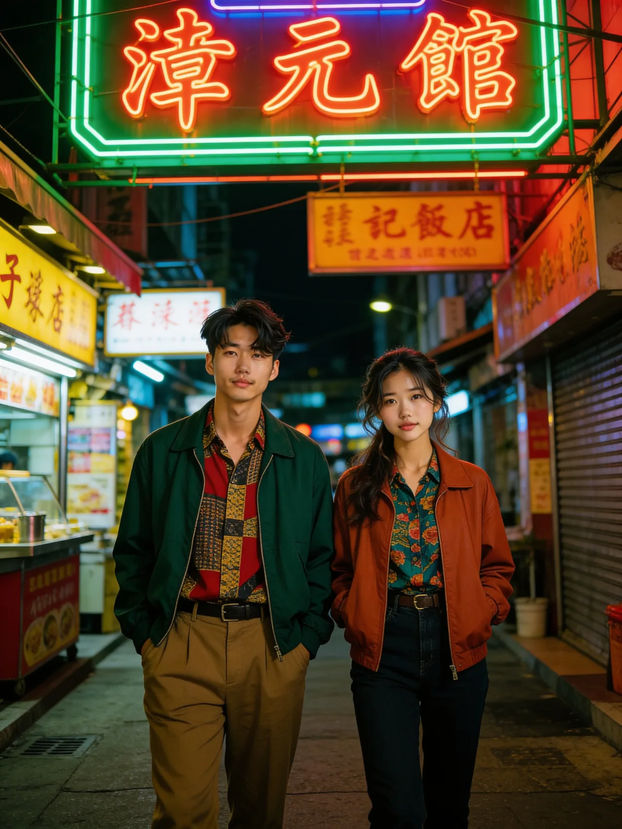 Retro Street Portrait