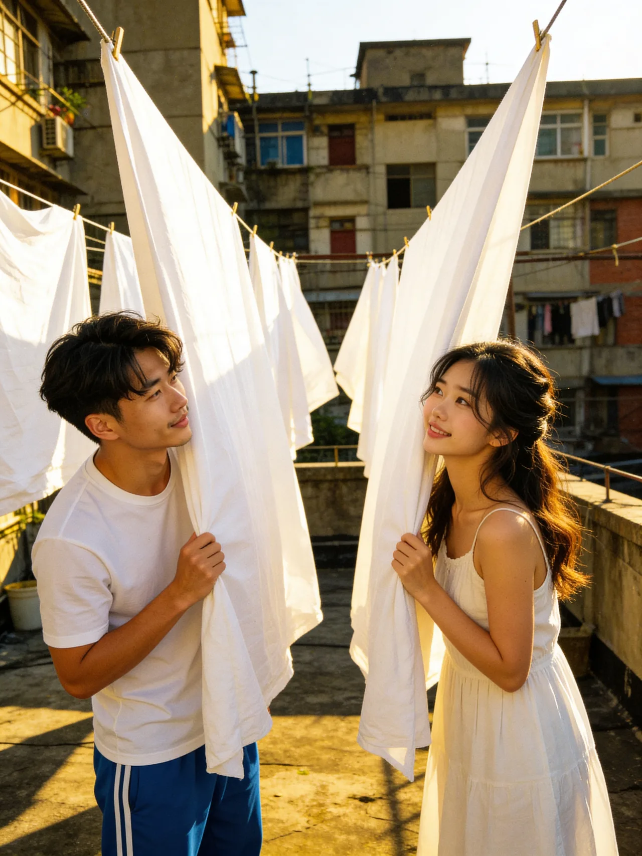 Rooftop Clothesline