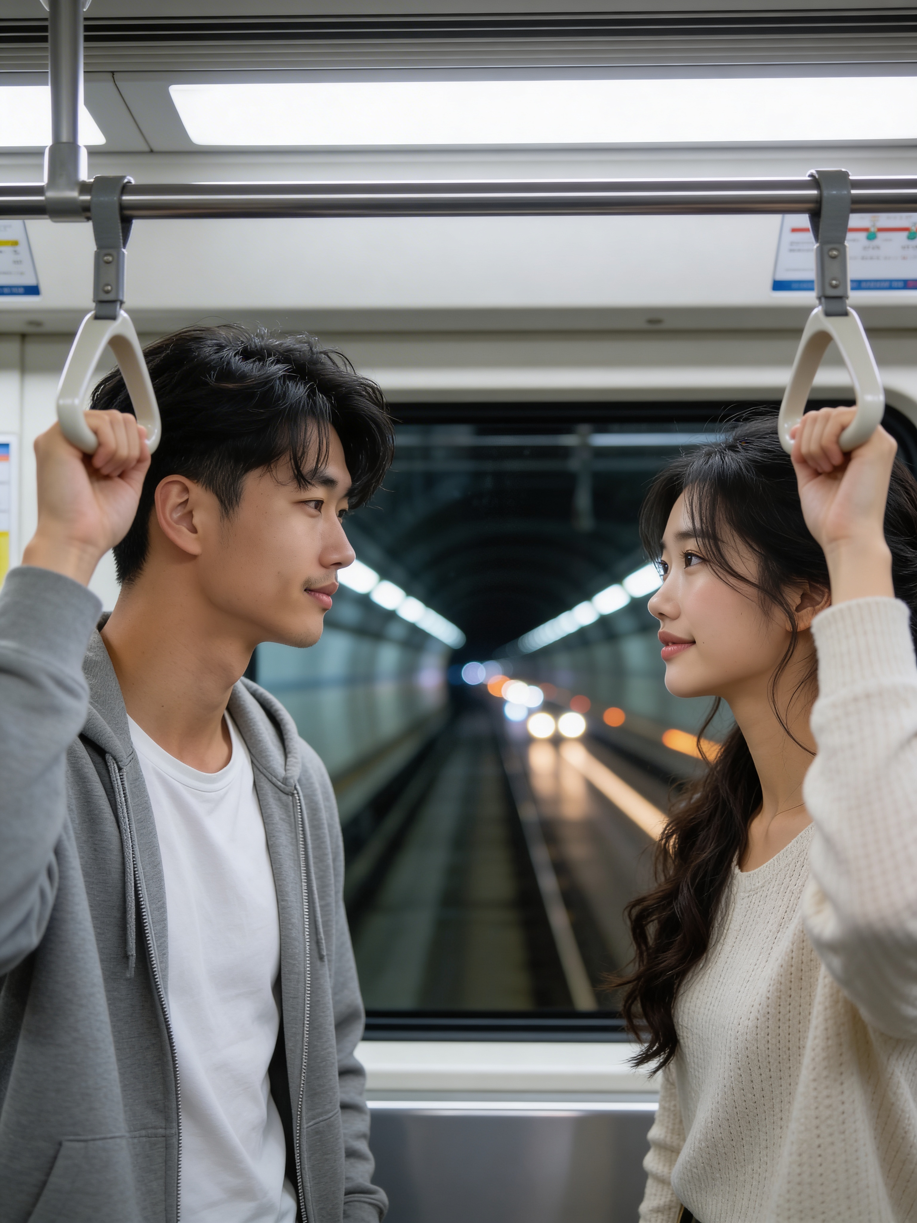 Subway Commute - Couple Daily Life
