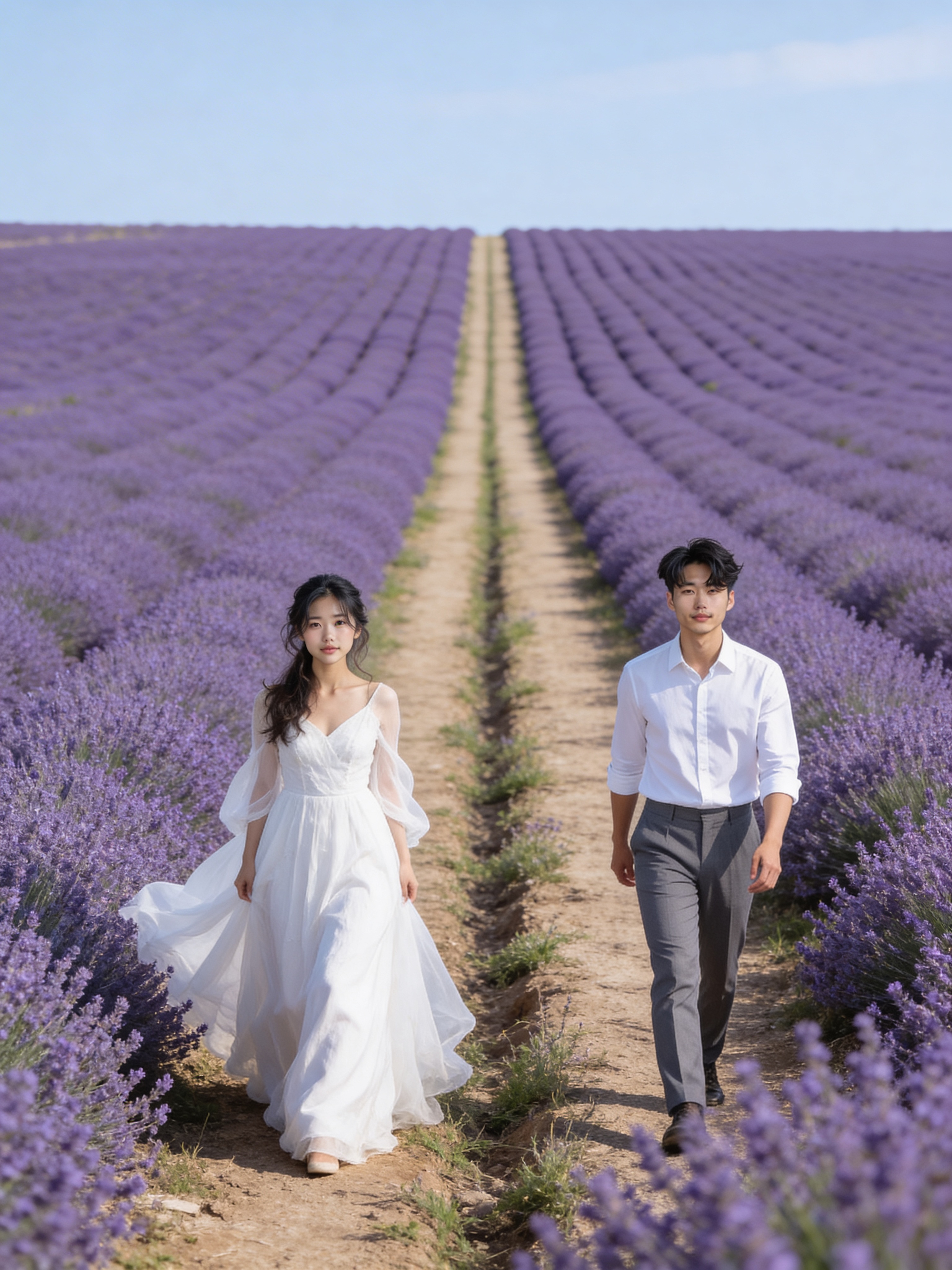 Lavender Fields - Outdoor Wedding Photos