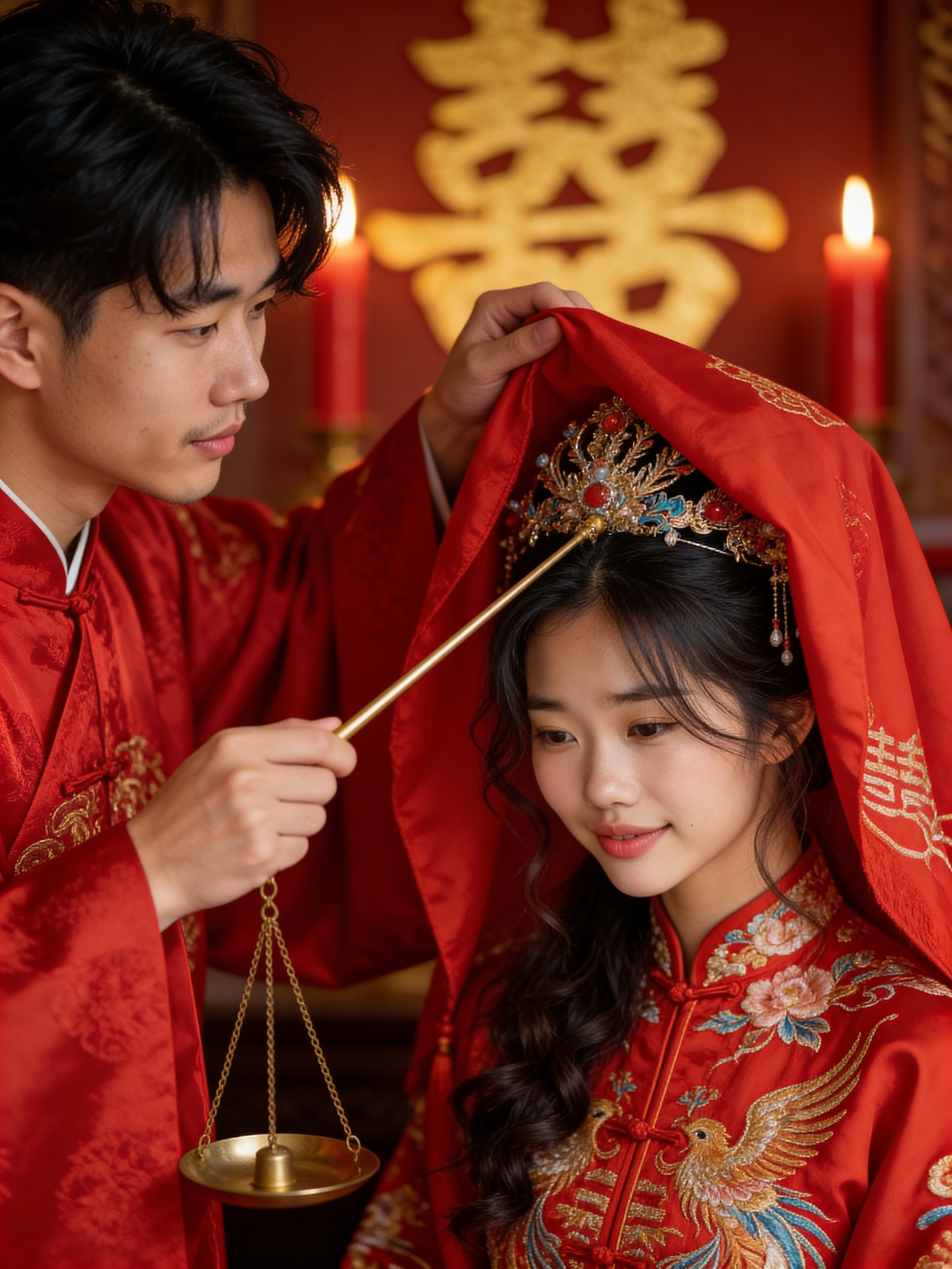 Lifting the Veil - Chinese Traditional Wedding