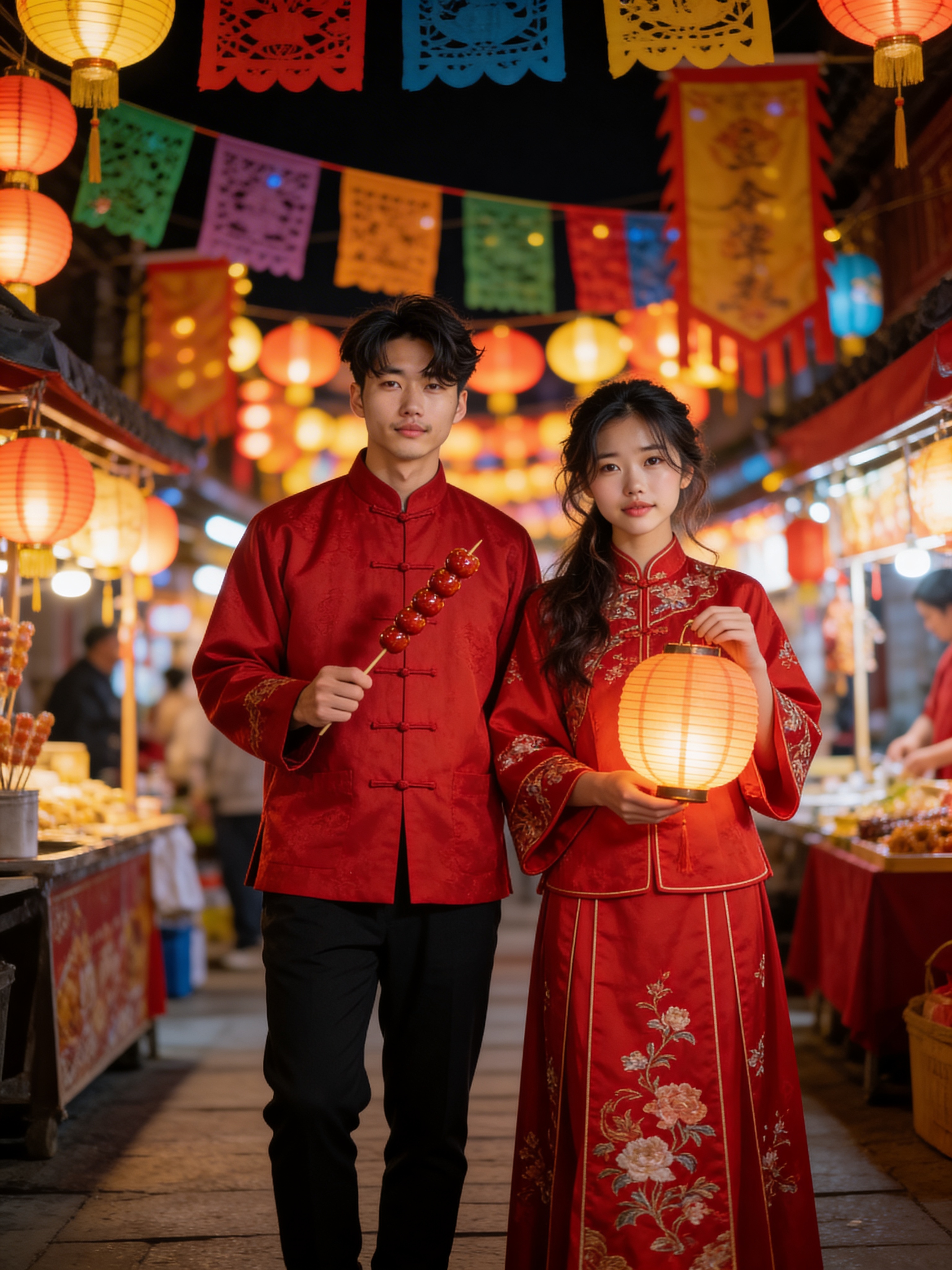 Temple Fair Parade - Chinese Traditional Wedding