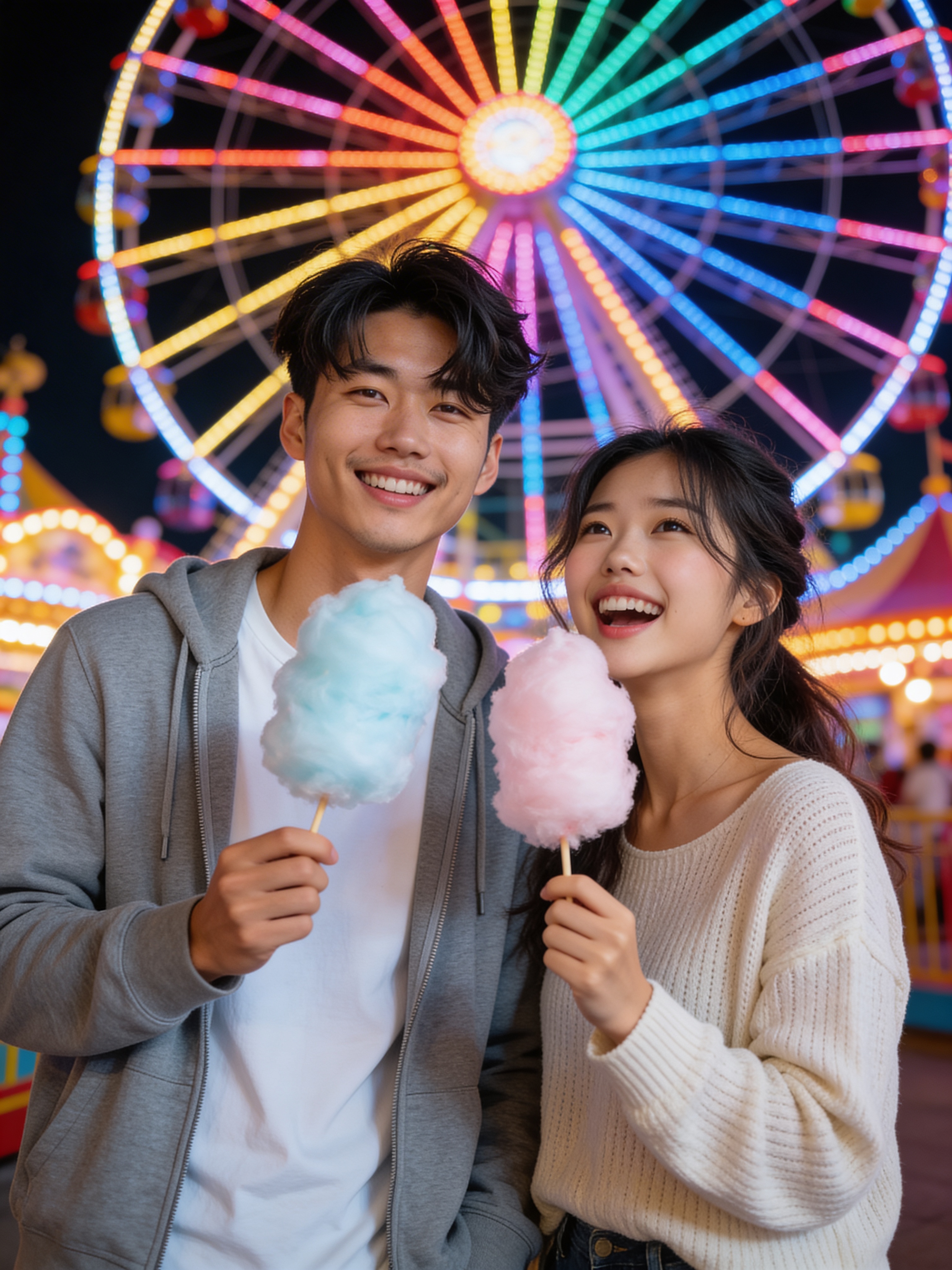Amusement Park Fun - Couple Daily Life