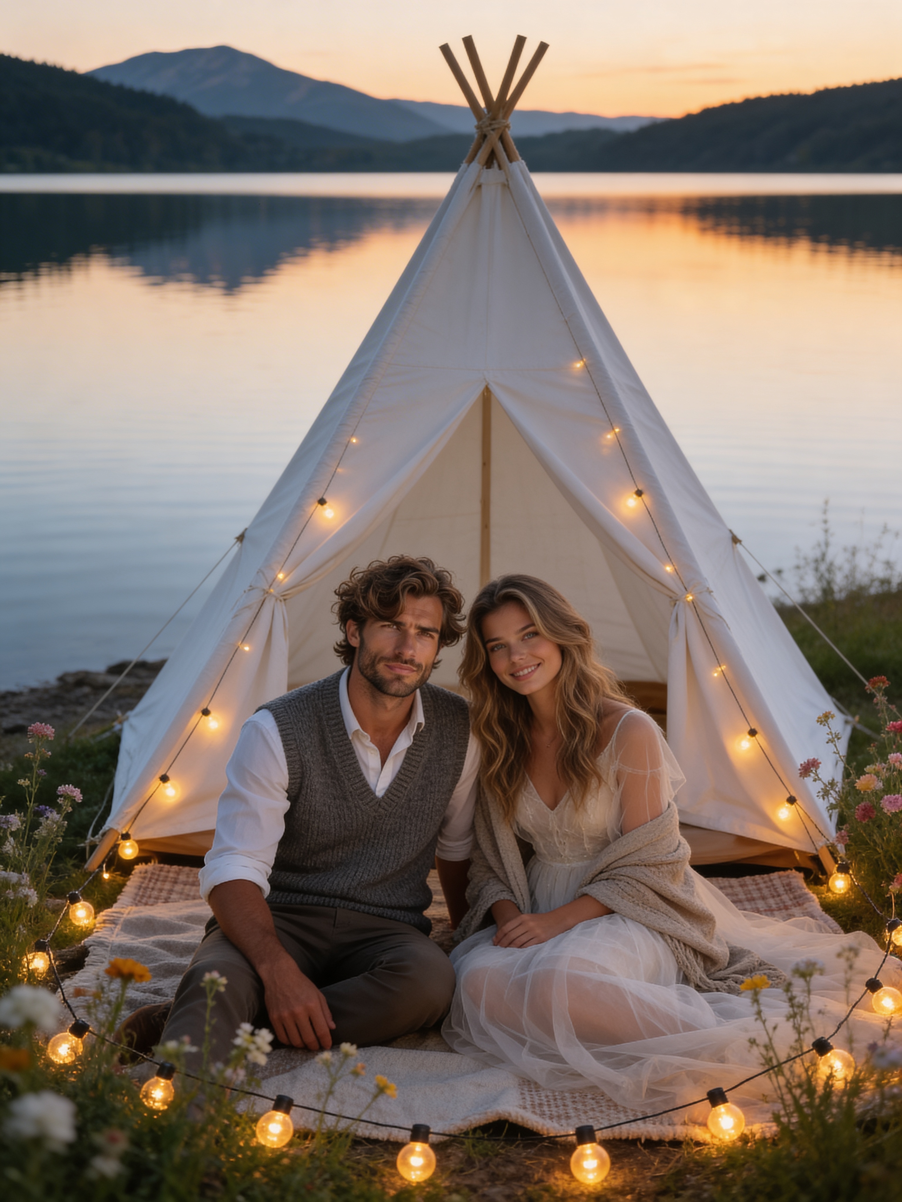 Lakeside Tipi - Boho & Rustic