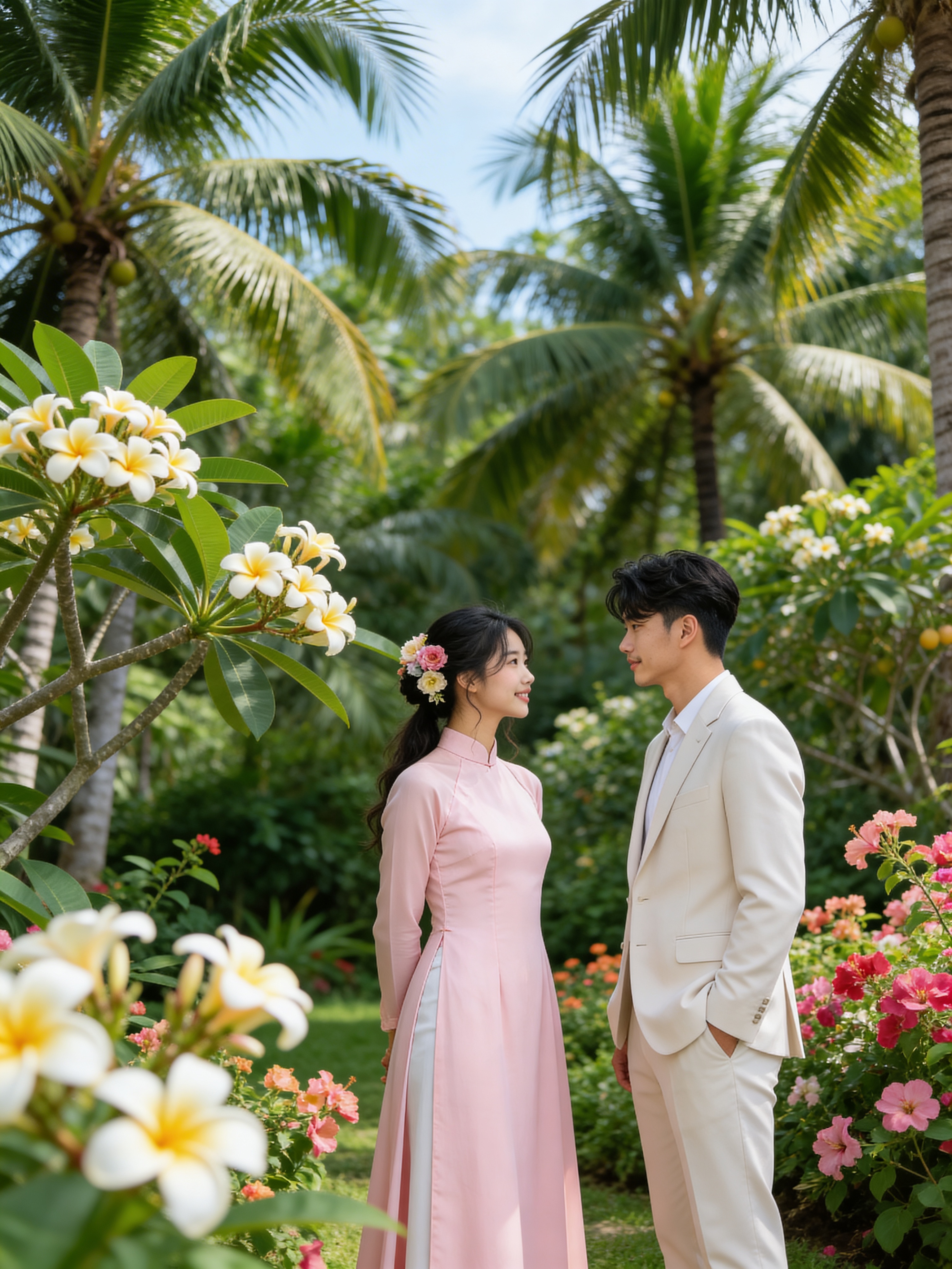 Sân vườn nhiệt đới - Đám cưới truyền thống