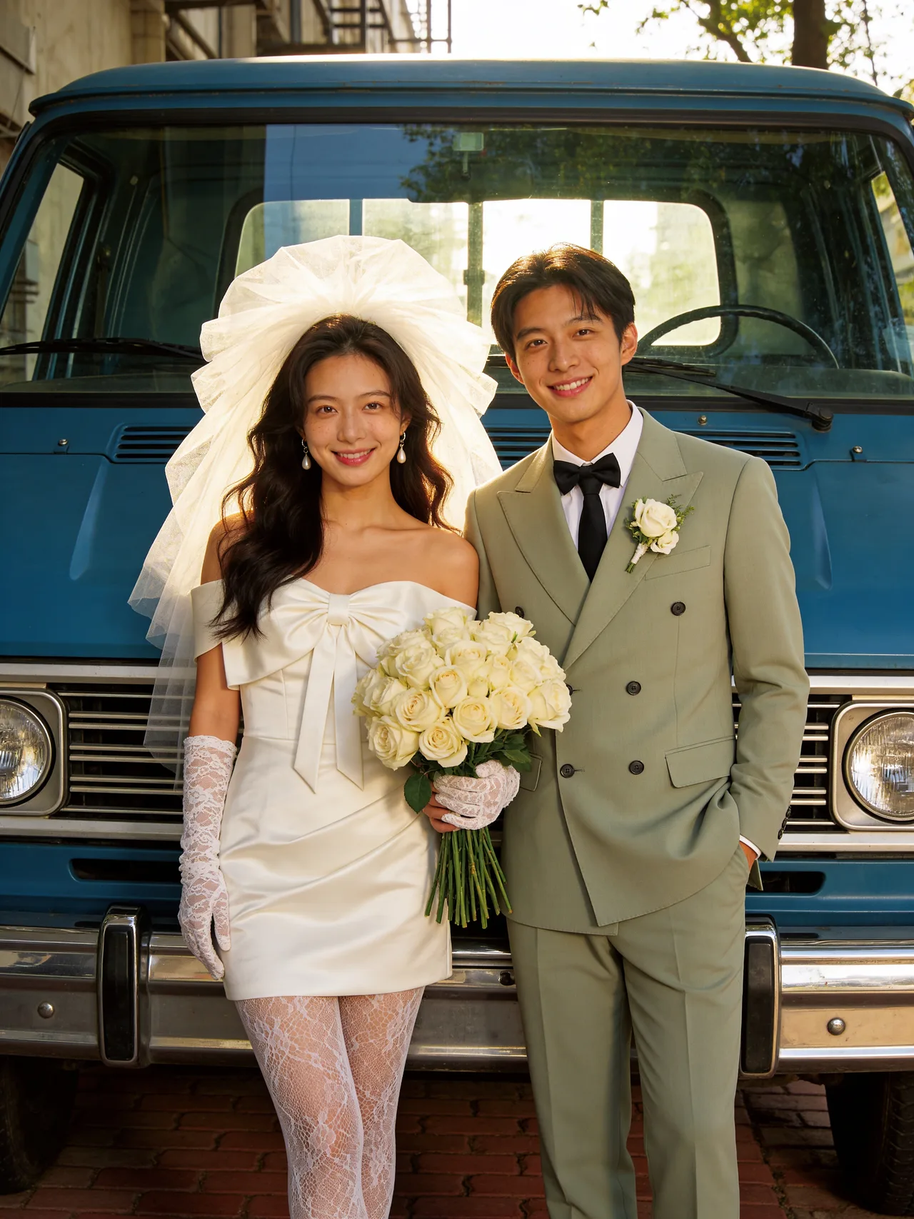 車前ツーショット