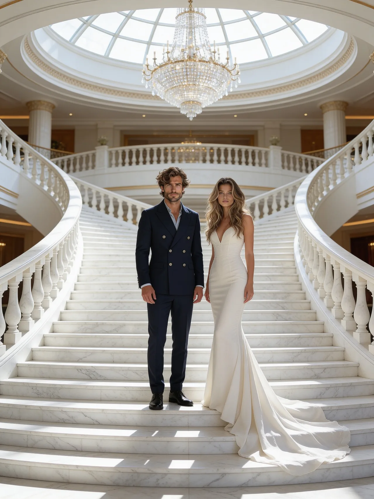 White Staircase