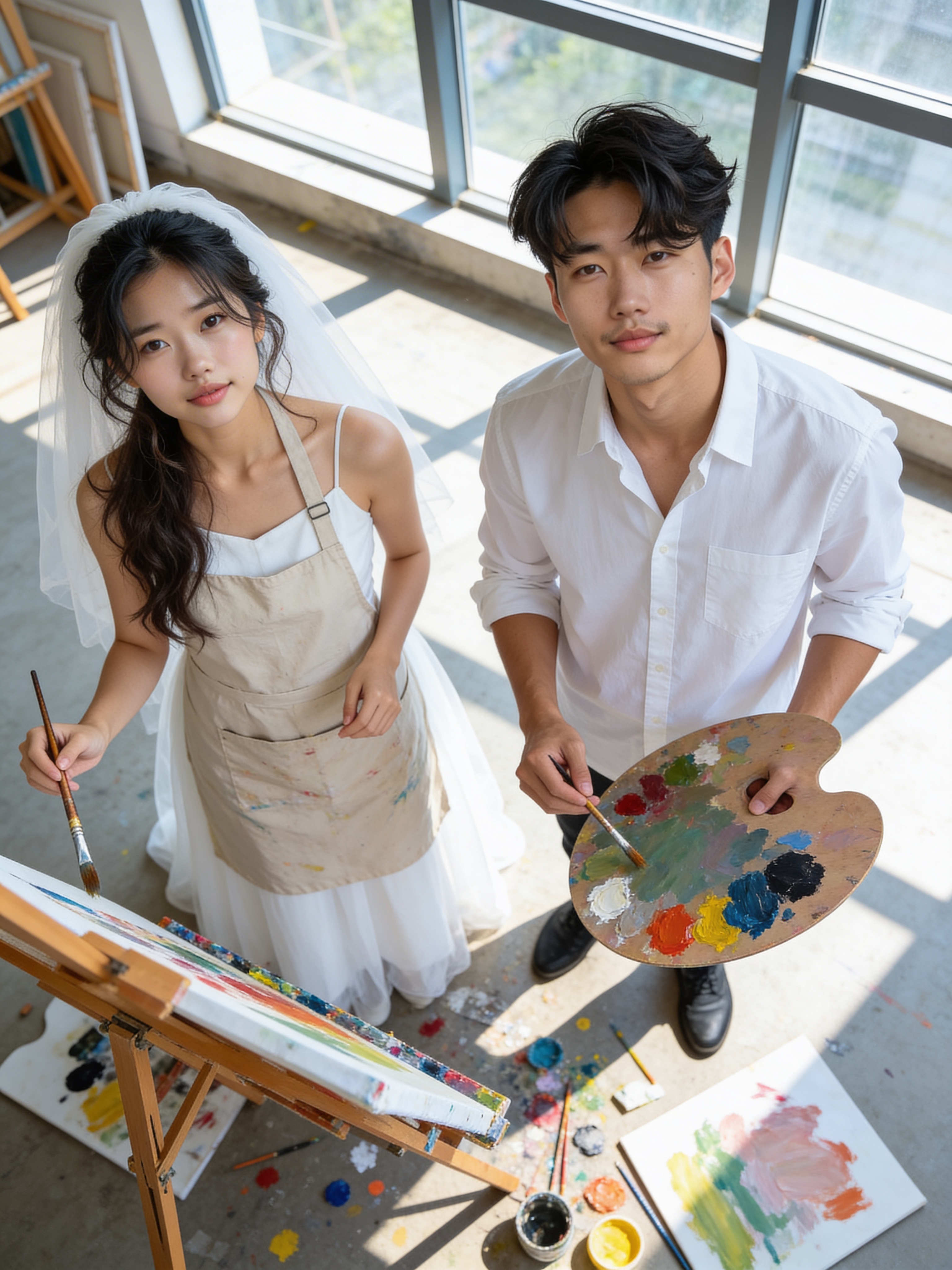 Art Studio Creation - Indoor Wedding Photos
