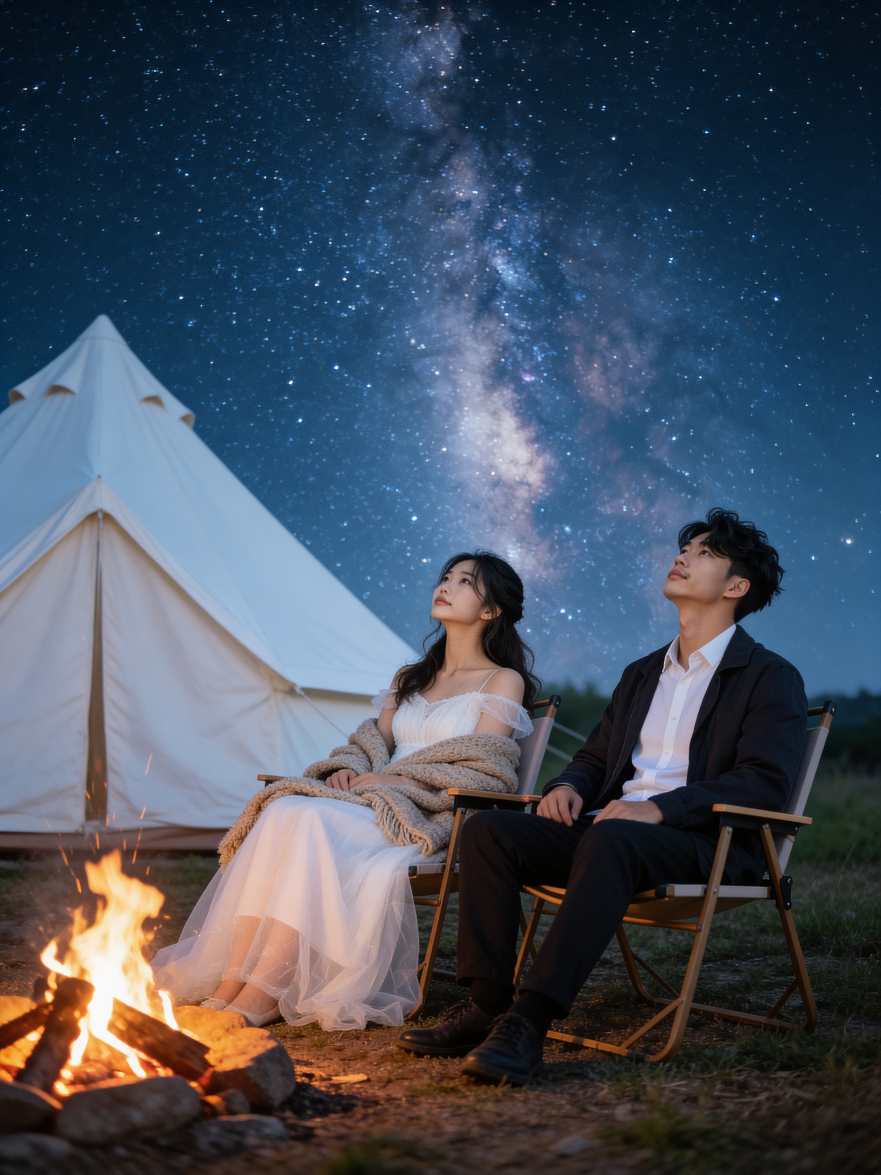 Stargazing Camp - Outdoor Wedding Photos