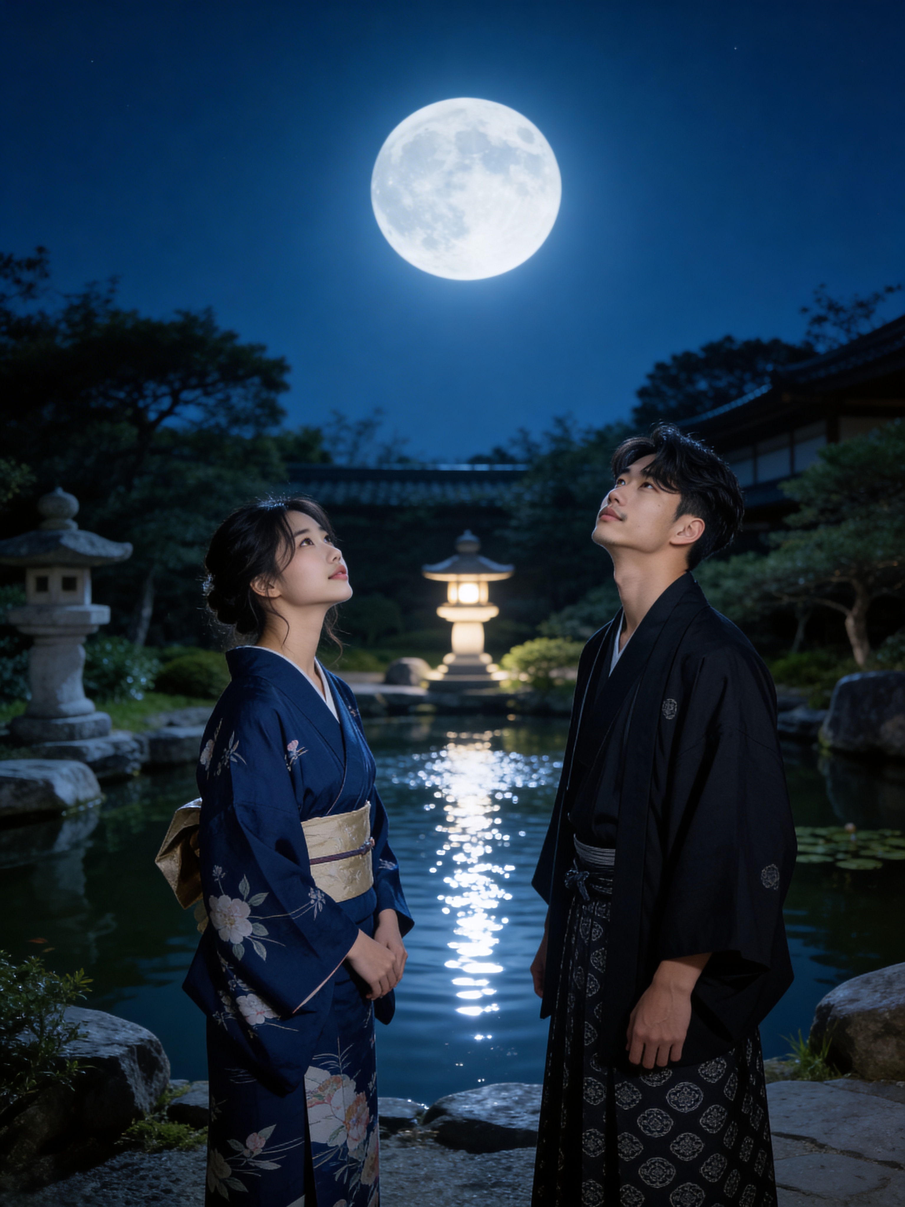 月夜和装 - 和風婚礼
