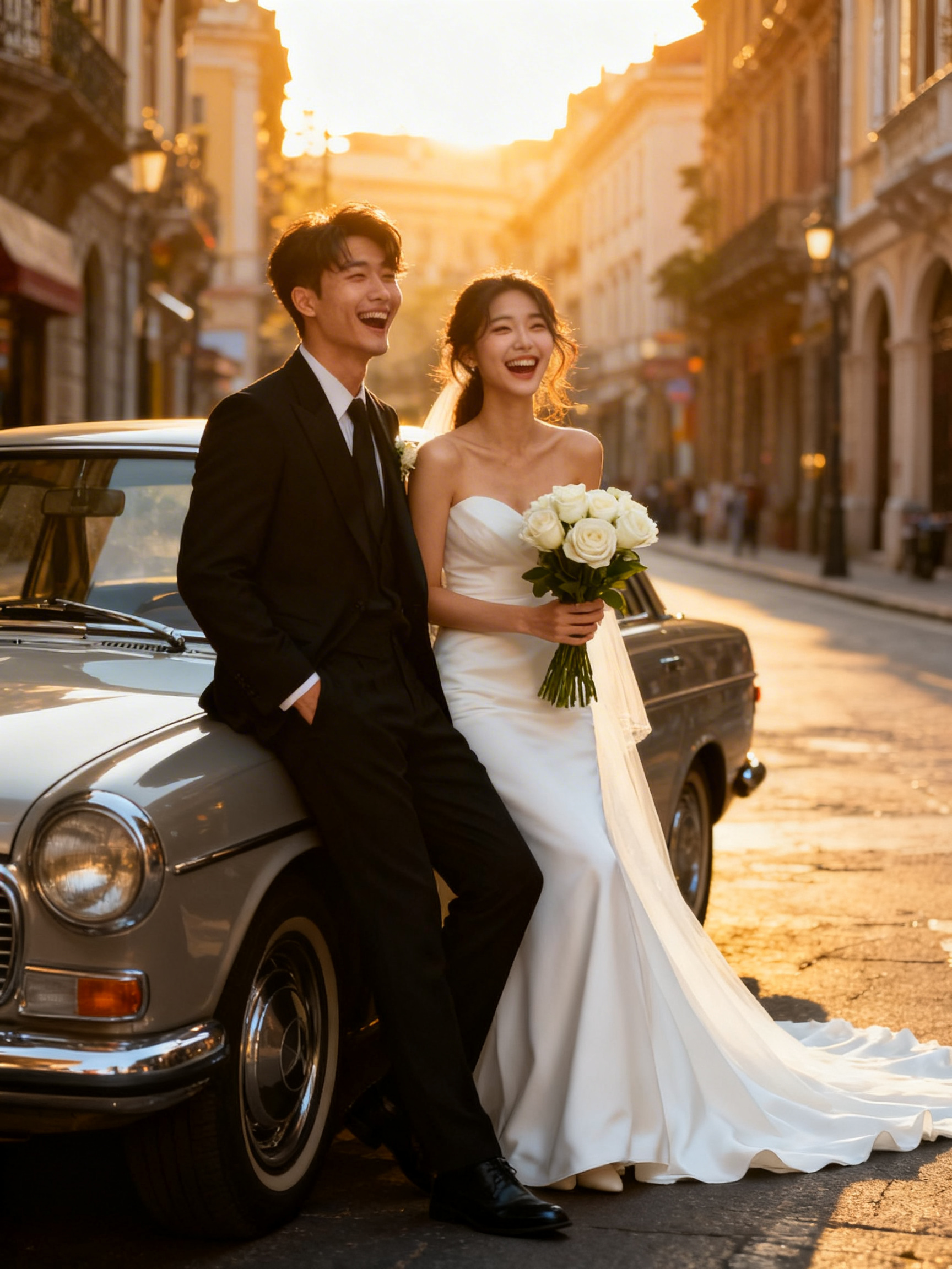 Vintage Wedding Car - Vintage Film
