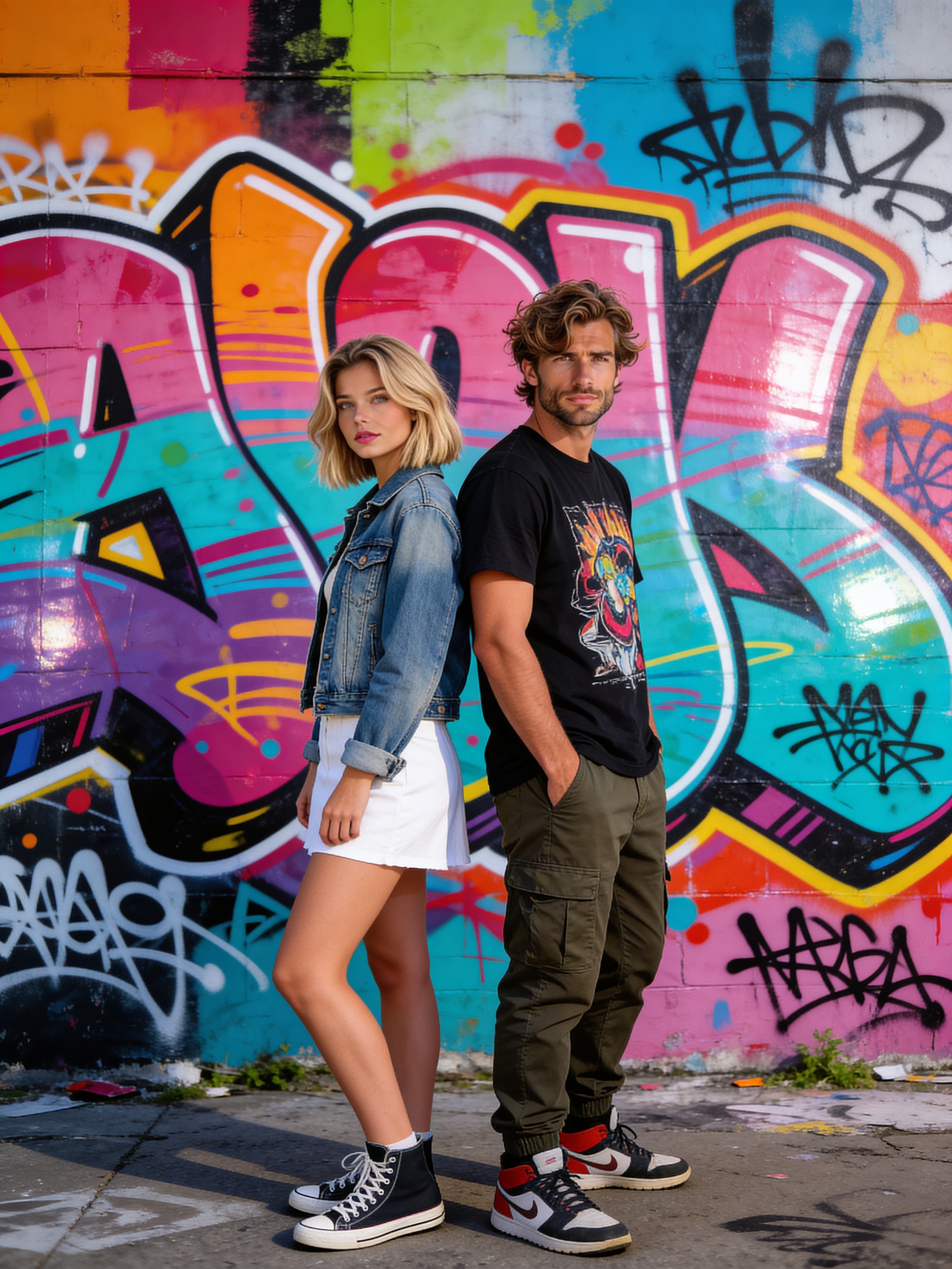 Graffiti Wall - Couple Portraits