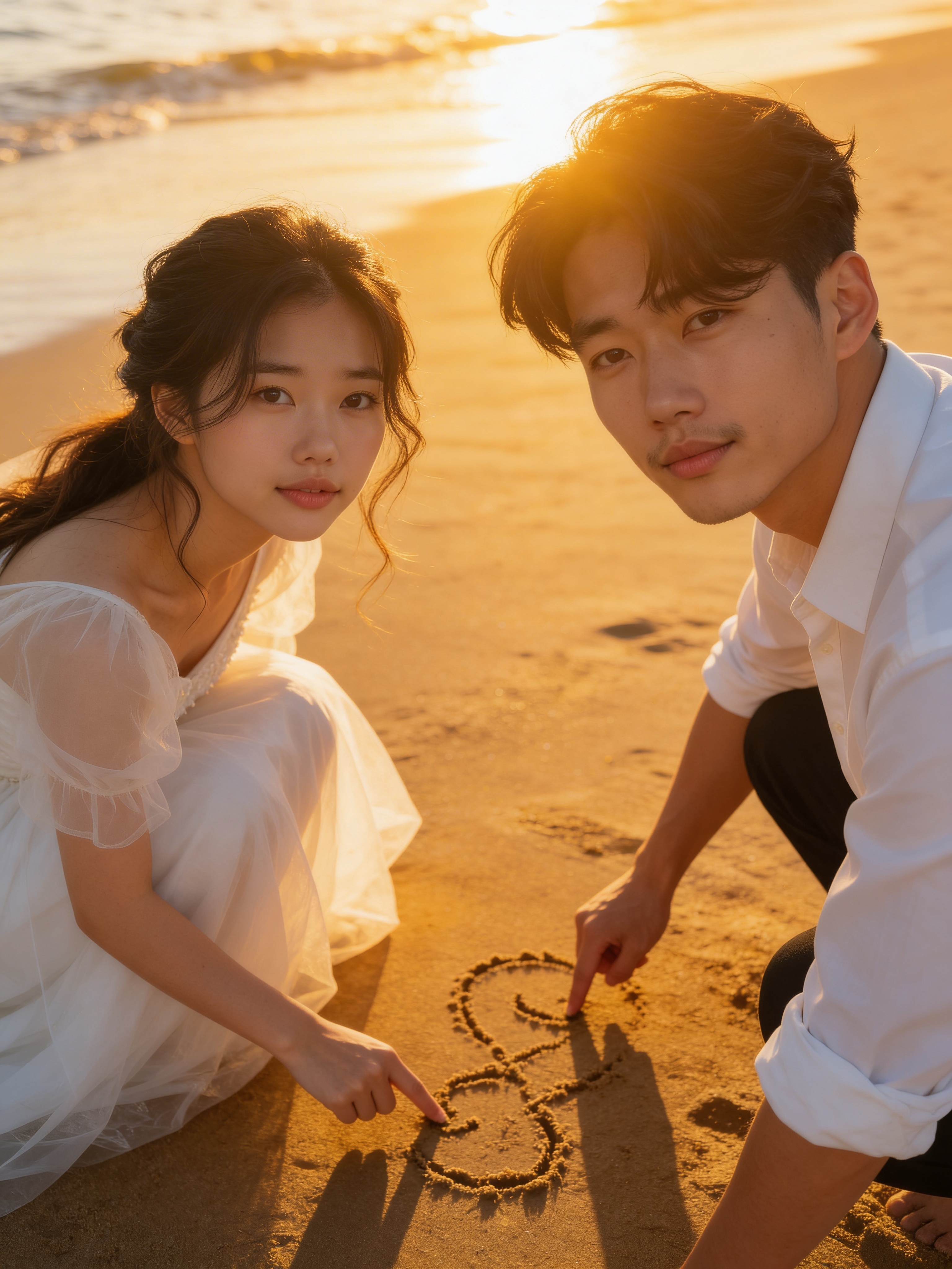 Beach Sunset - Outdoor Wedding Photos