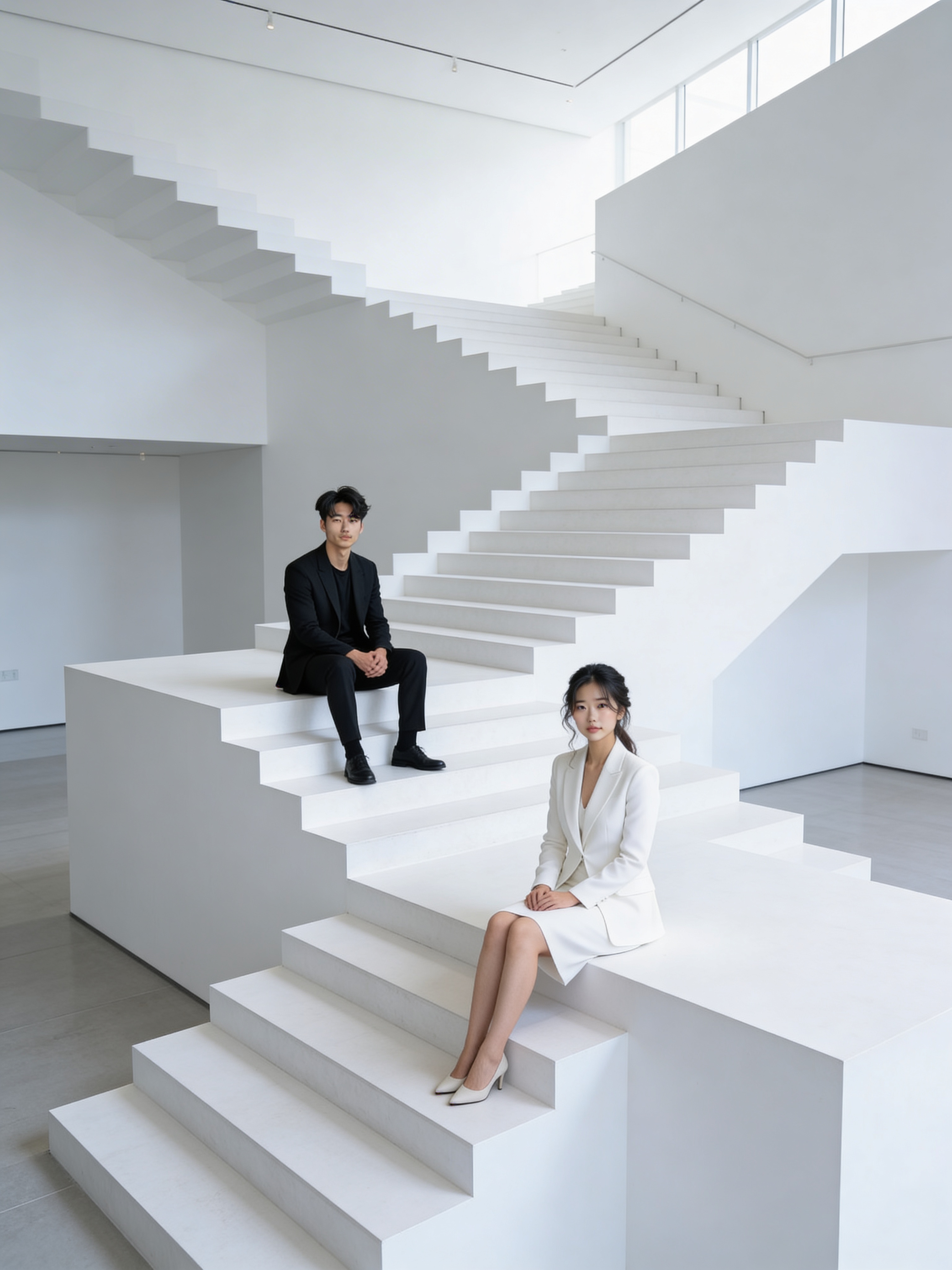 Museum Stairs - Fashion Magazine