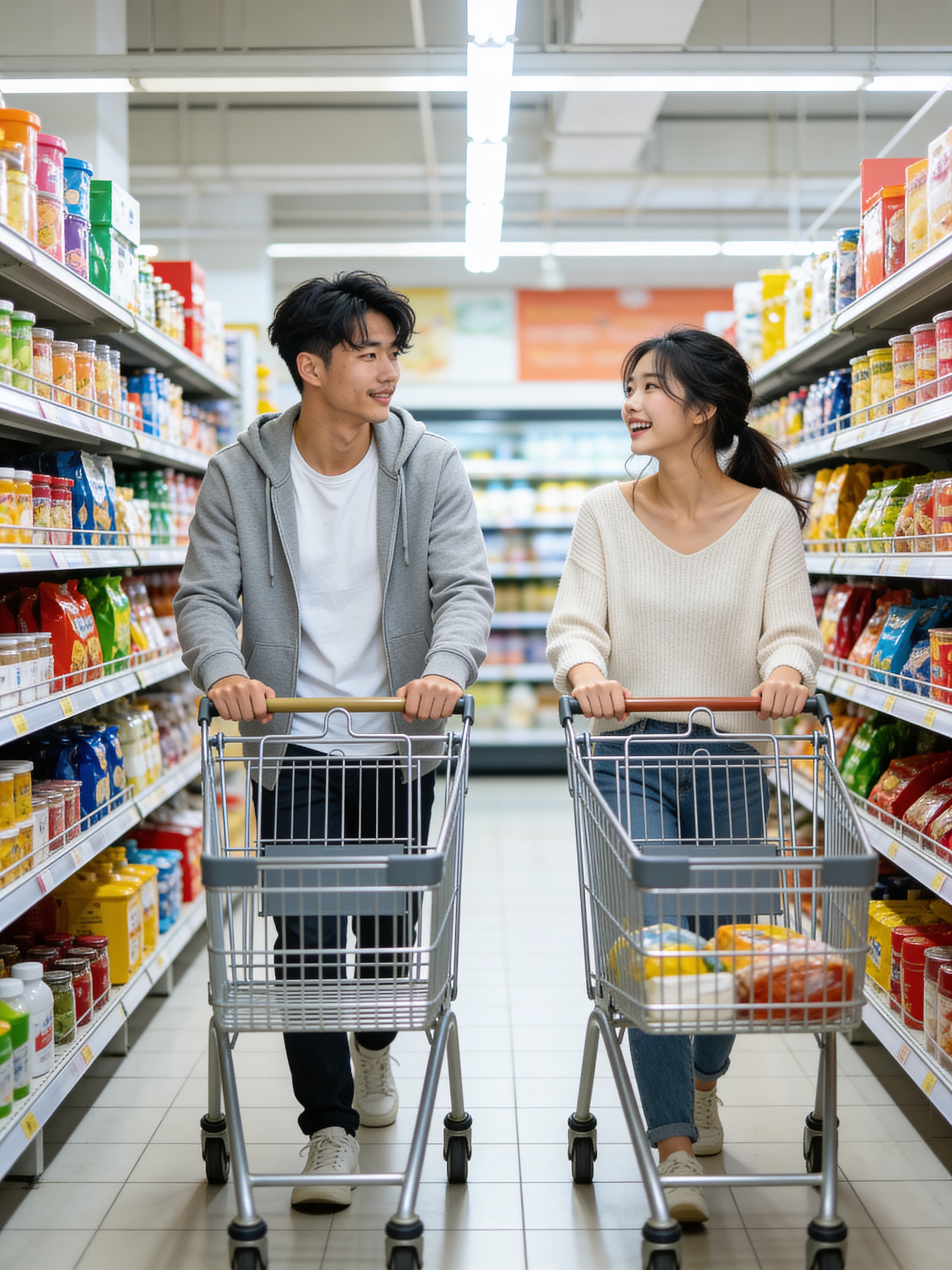 Grocery Shopping - Couple Daily Life