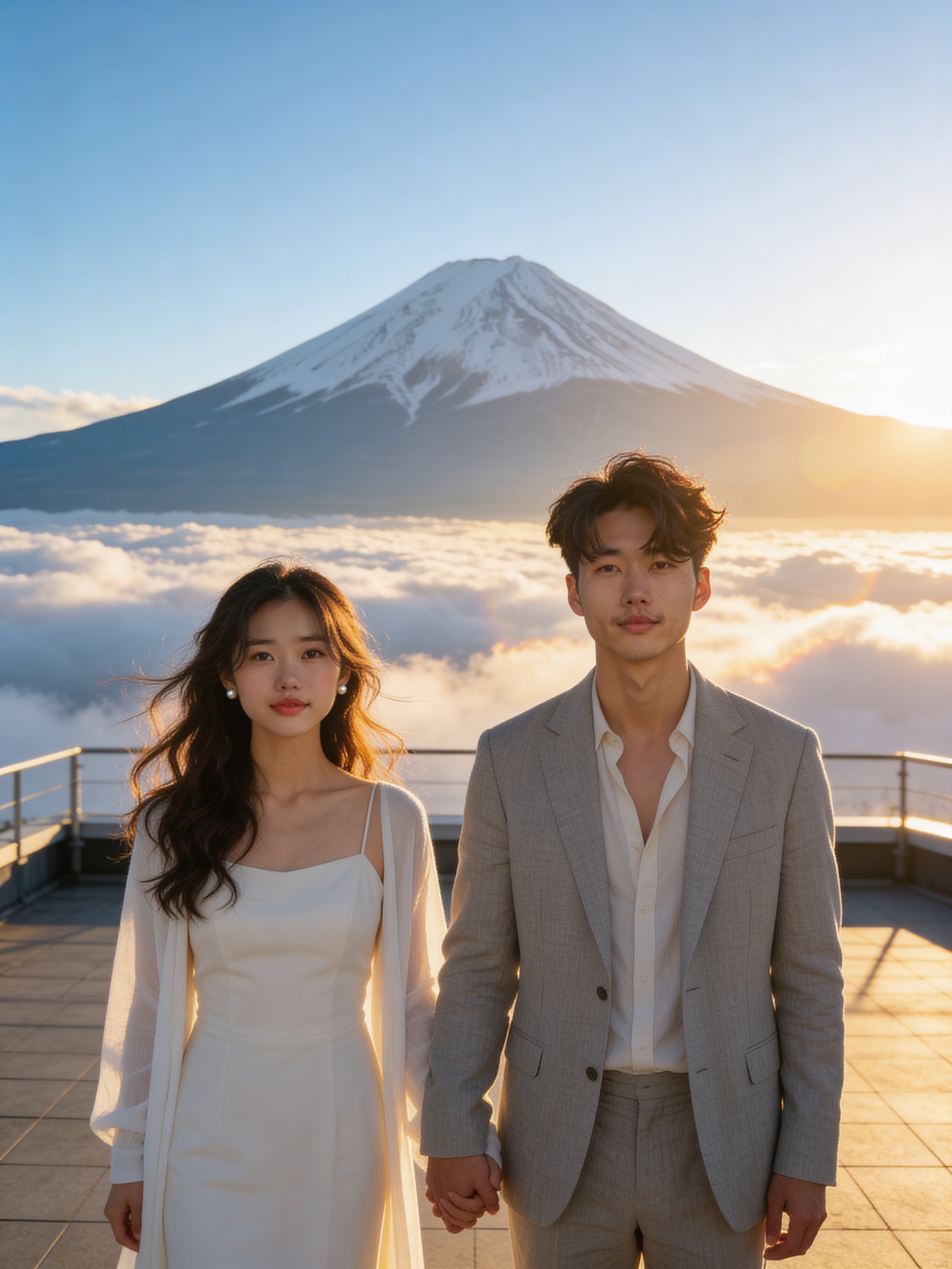 富士山五合目 - 洋装ロケーション