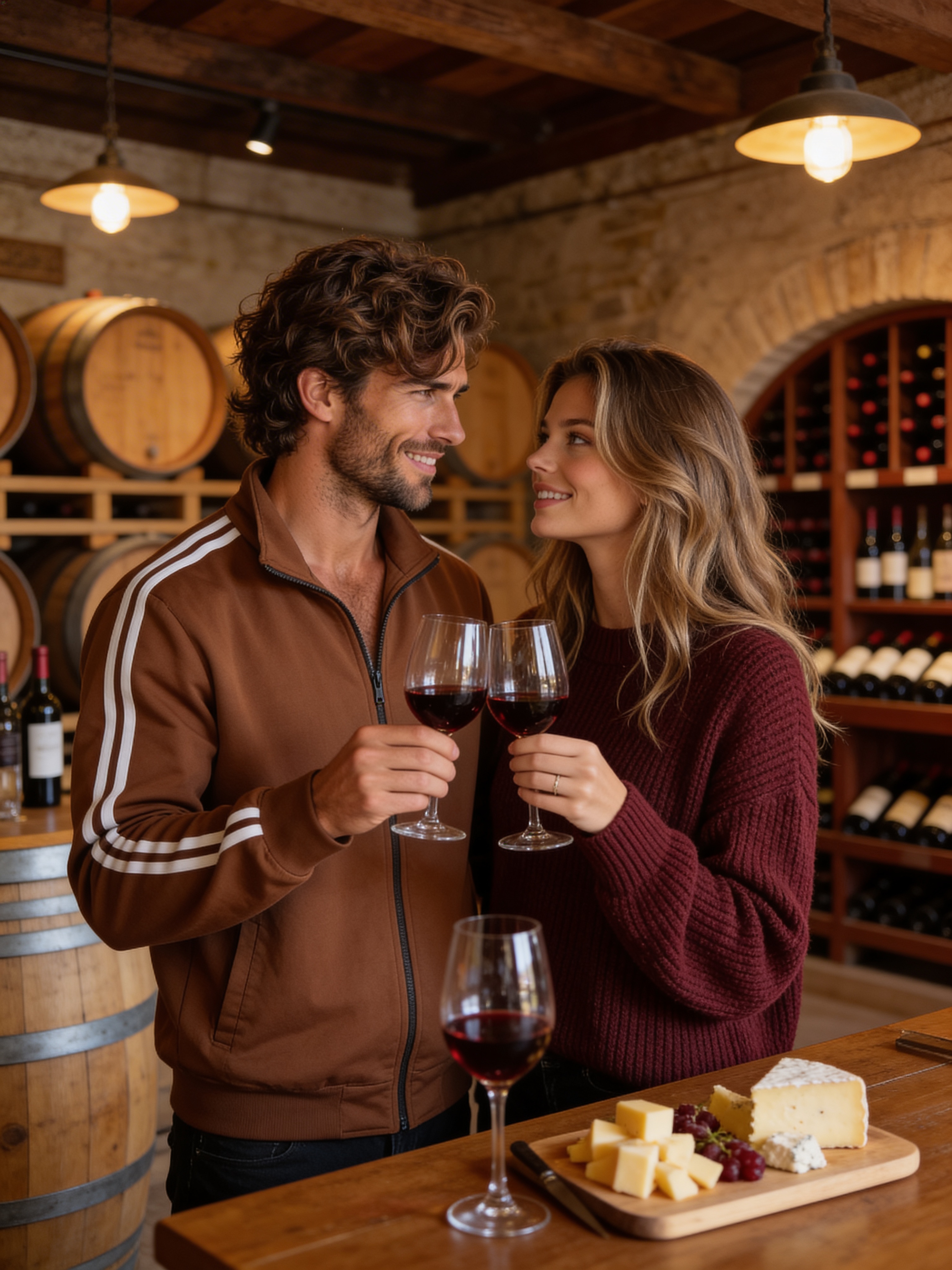 Wine Tasting - Engagement Session