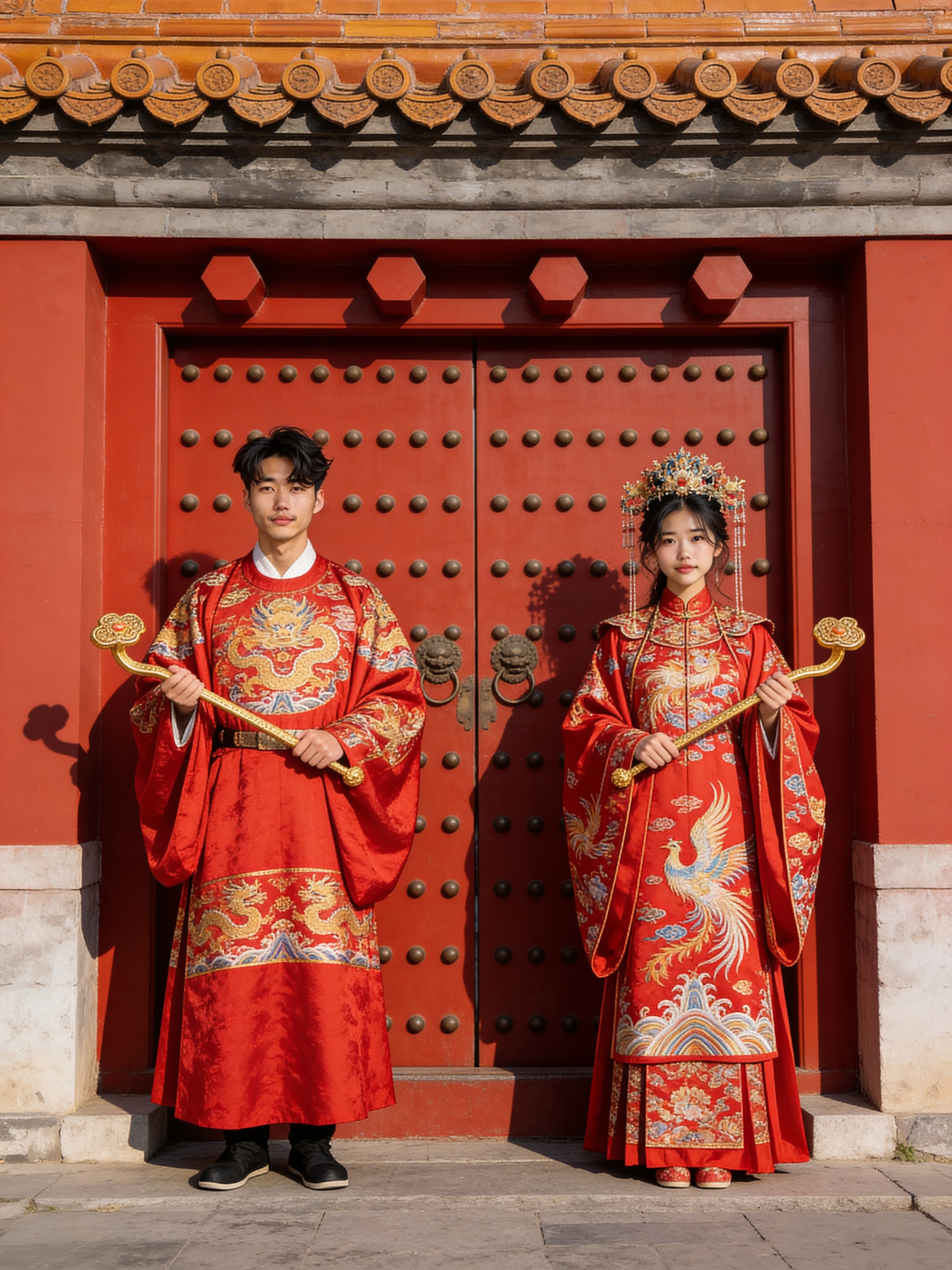 Palace Red Gate - Chinese Traditional Wedding