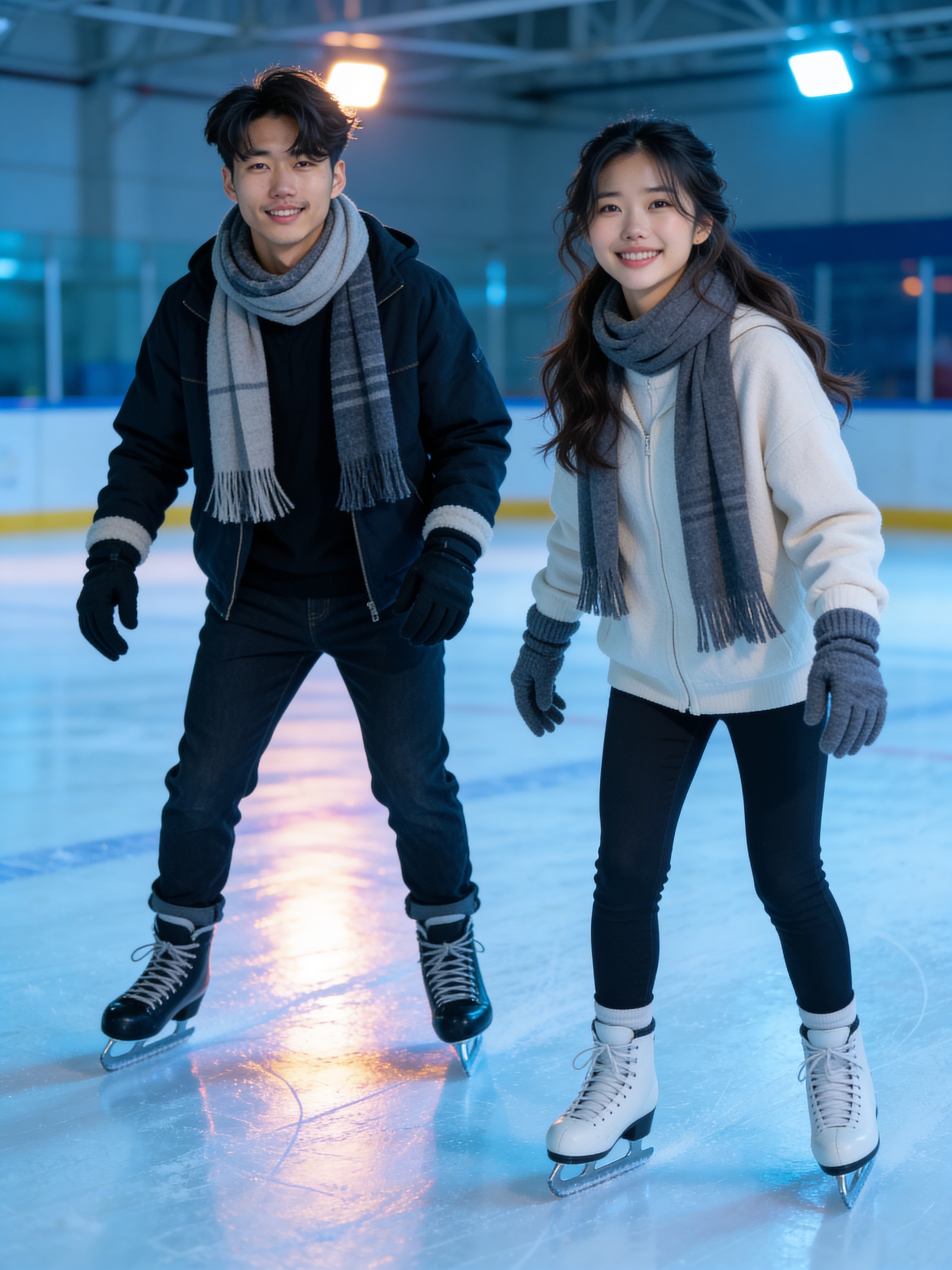 Ice Skating Rink - Couple Daily Life